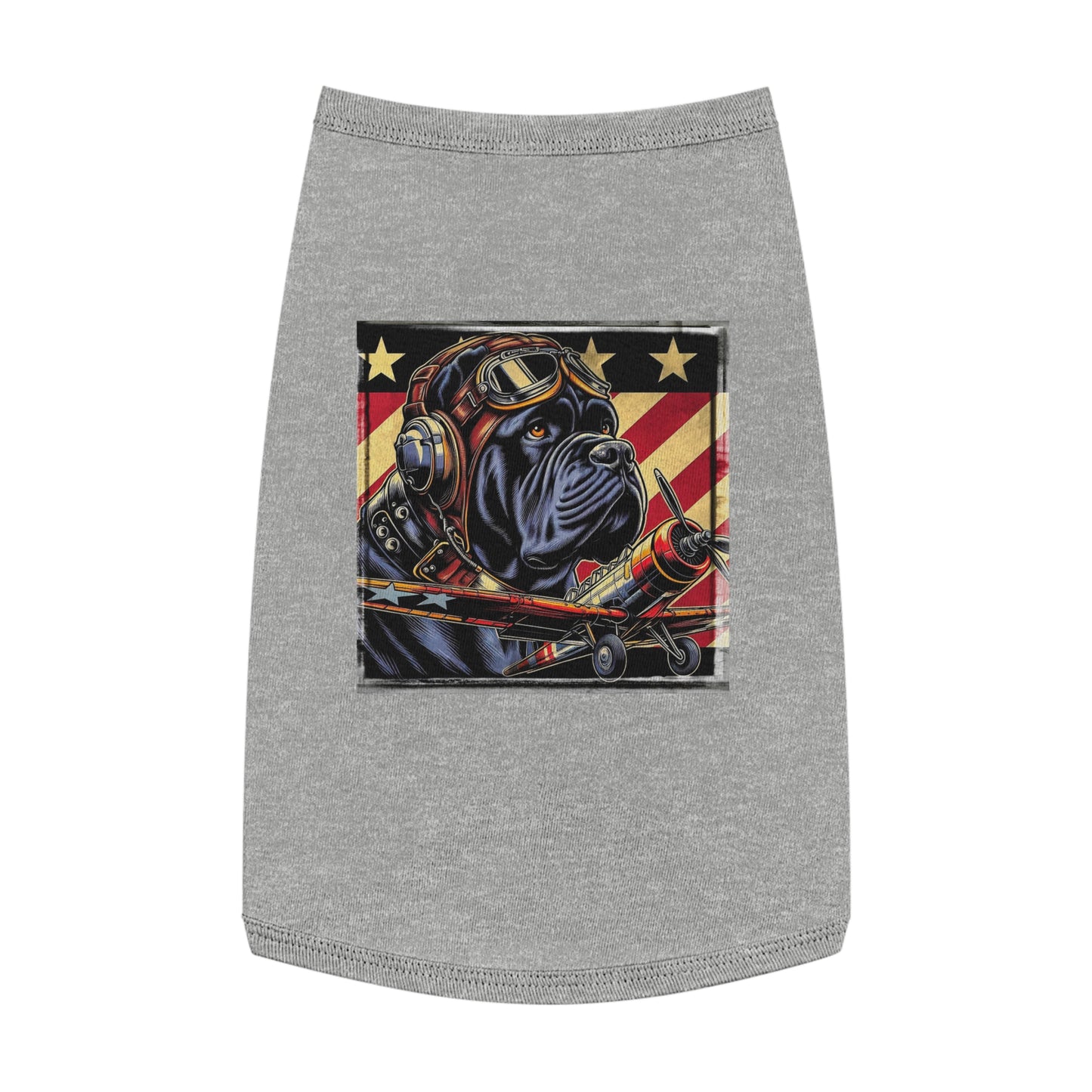 Pet Tank Top Cane Corso Pilot Pets Printify L Heather