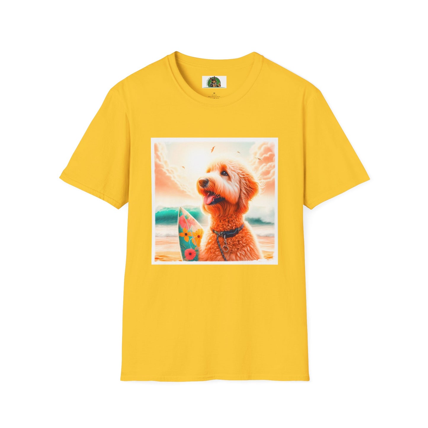 Golden Doodle pretty surfer shirt T-Shirt Printify S Daisy