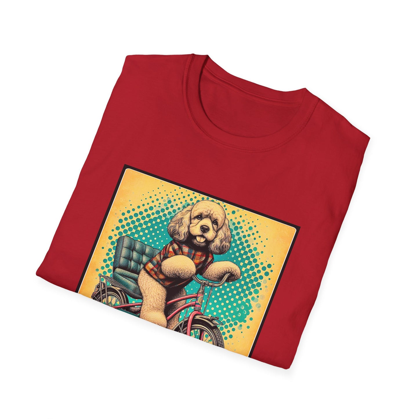CockerPoo bike strolling t shirt