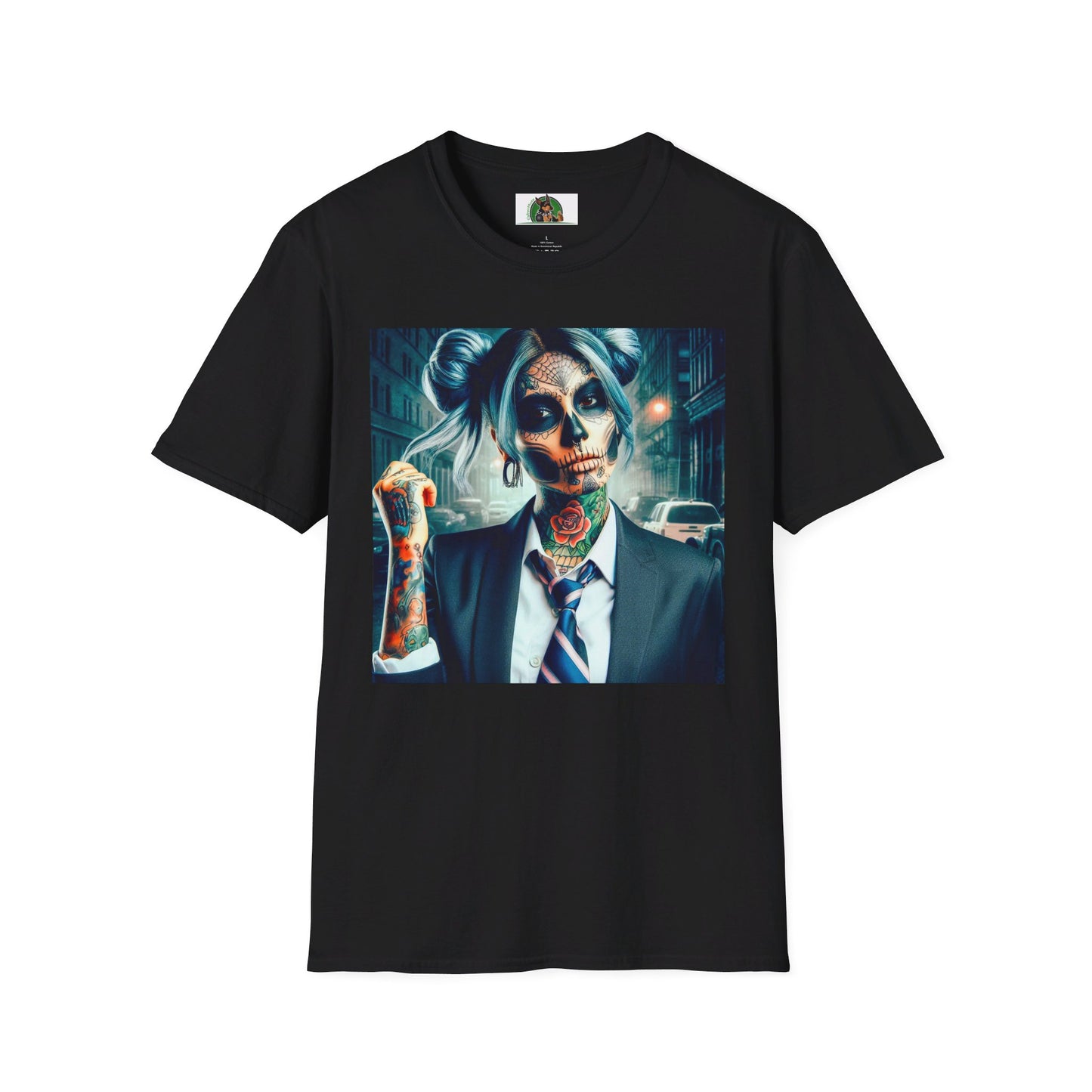 Zombie Girl T-Shirt Printify S Black
