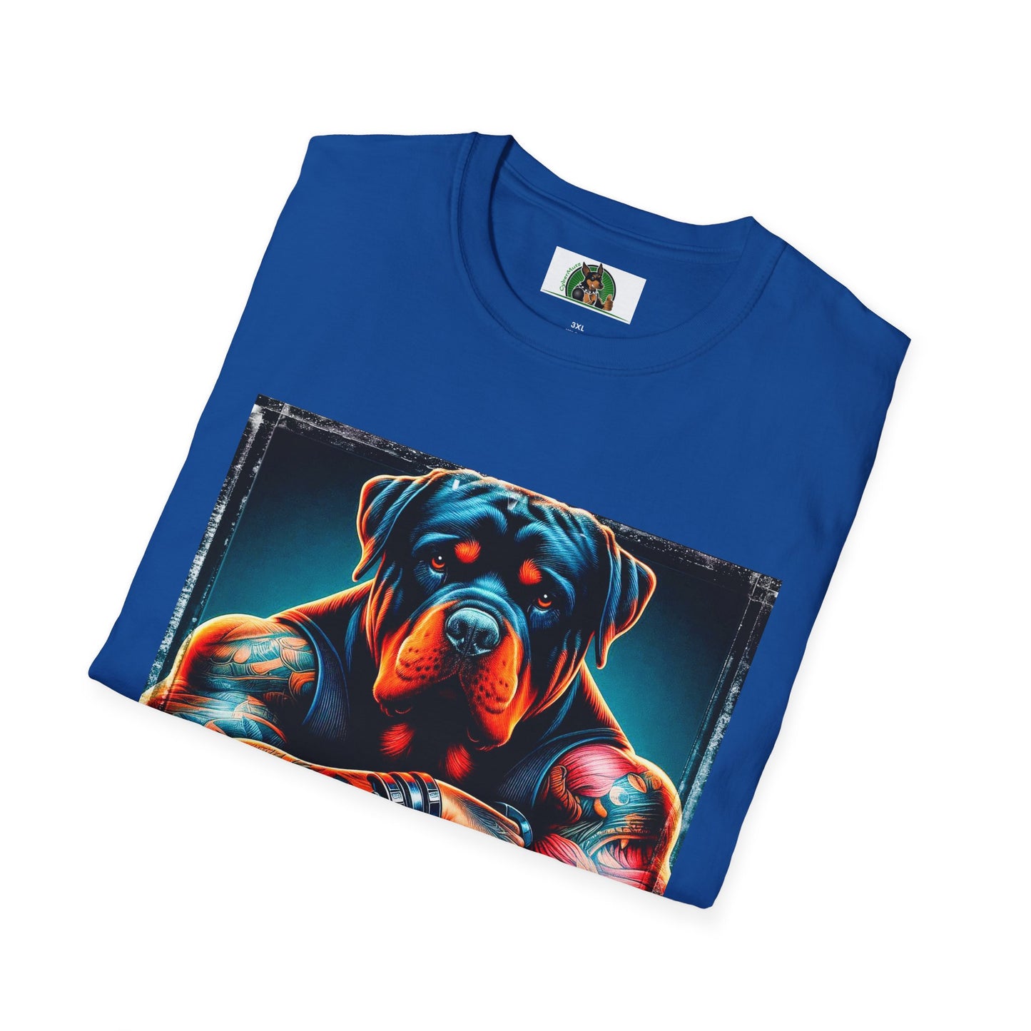 Rottweiler big muscles shirt T-Shirt Printify