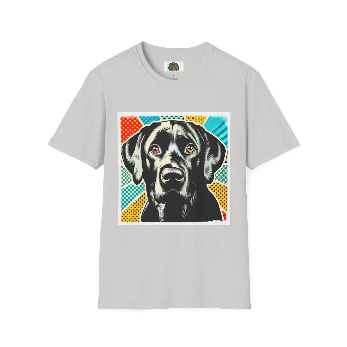 Labrador Retriever black beauty shirt T-Shirt Printify S Ice Grey