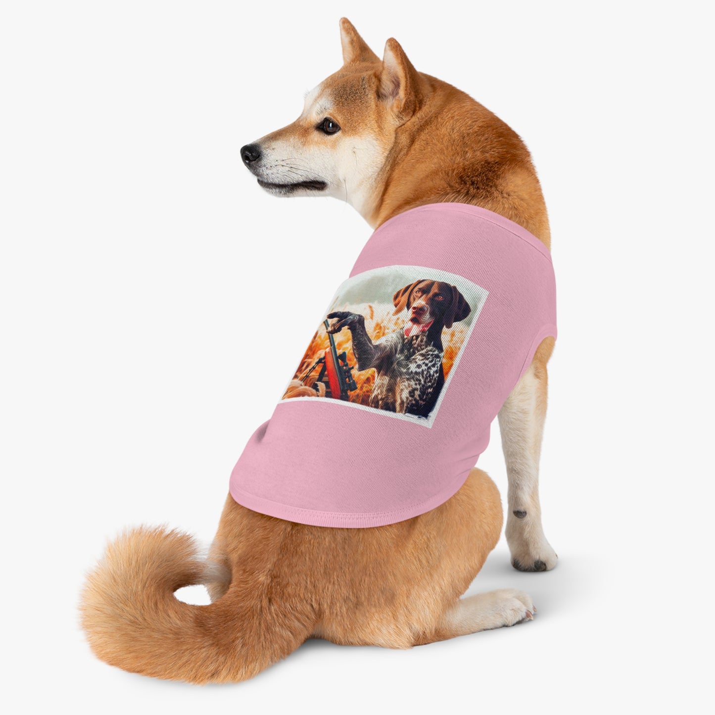 Wacky Pet Tank Top German Shorthaired Pointer violin playing t shirt
