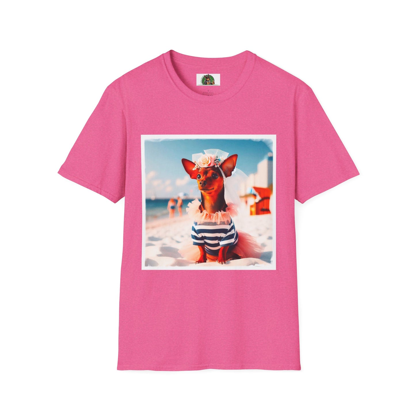 Min Pin T-Shirt just married shirt T-Shirt Printify S Heather Heliconia