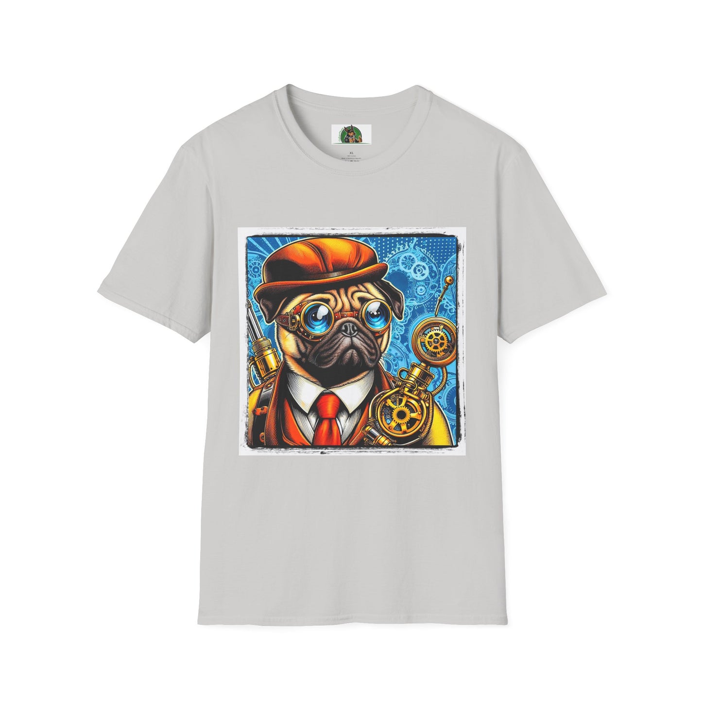 Pugs T-Shirt Printify S Ice Grey