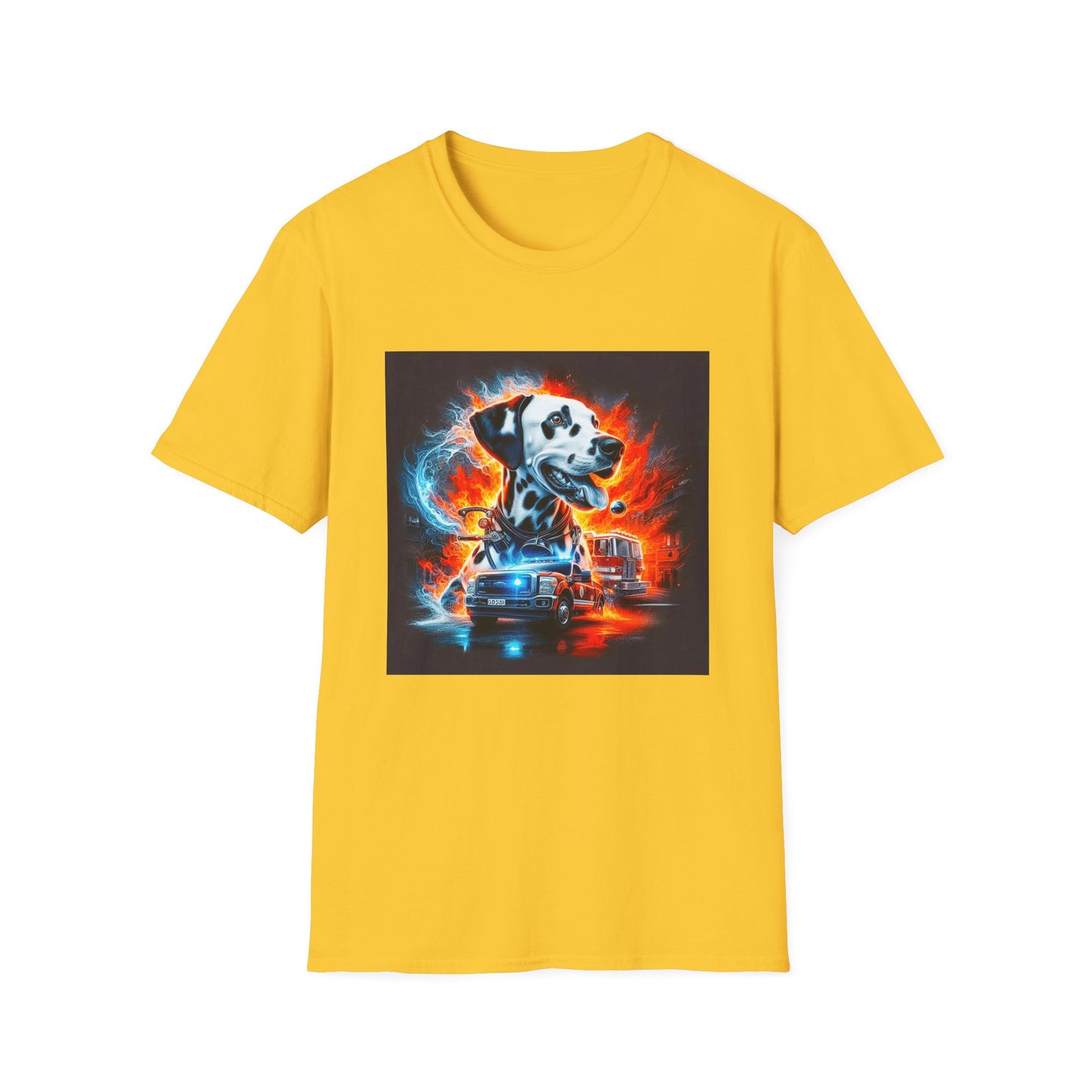 Dalmatian fireman hero t shirt T-Shirt Printify S Daisy