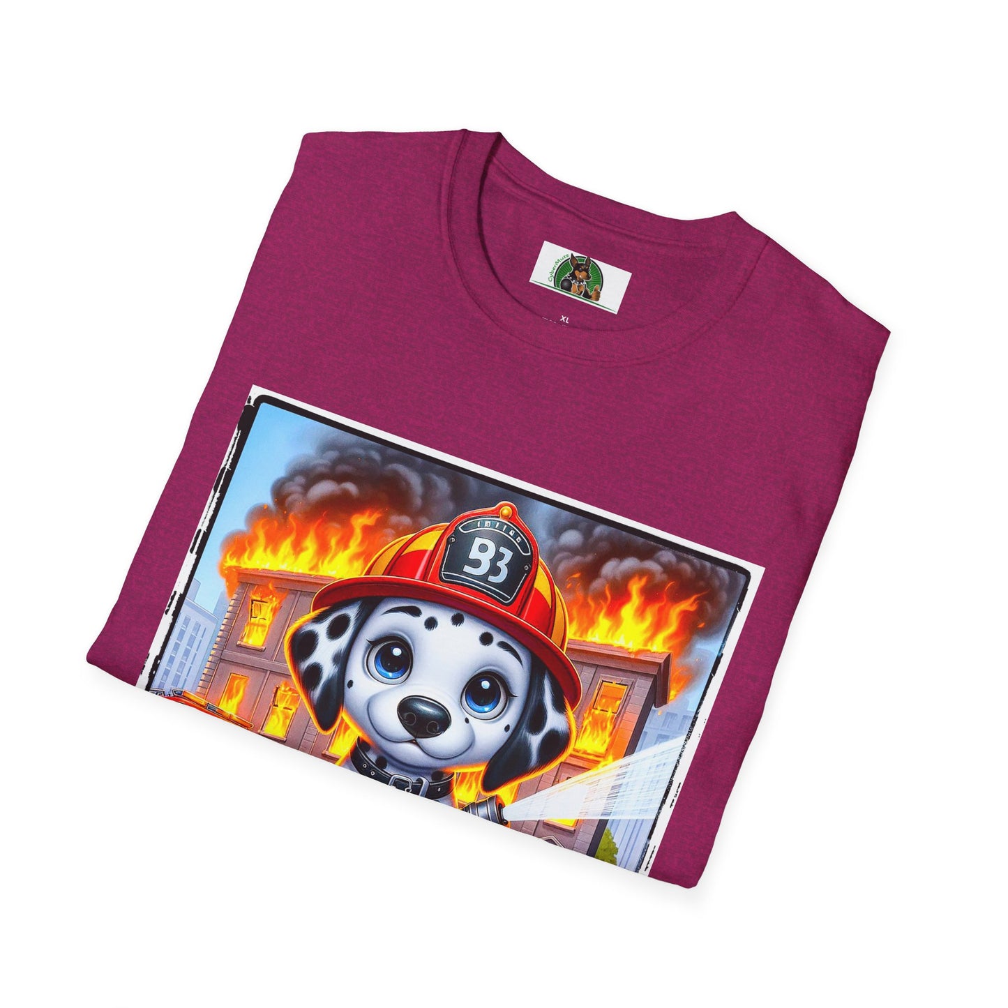 Dalmatian blazing fire t shirt