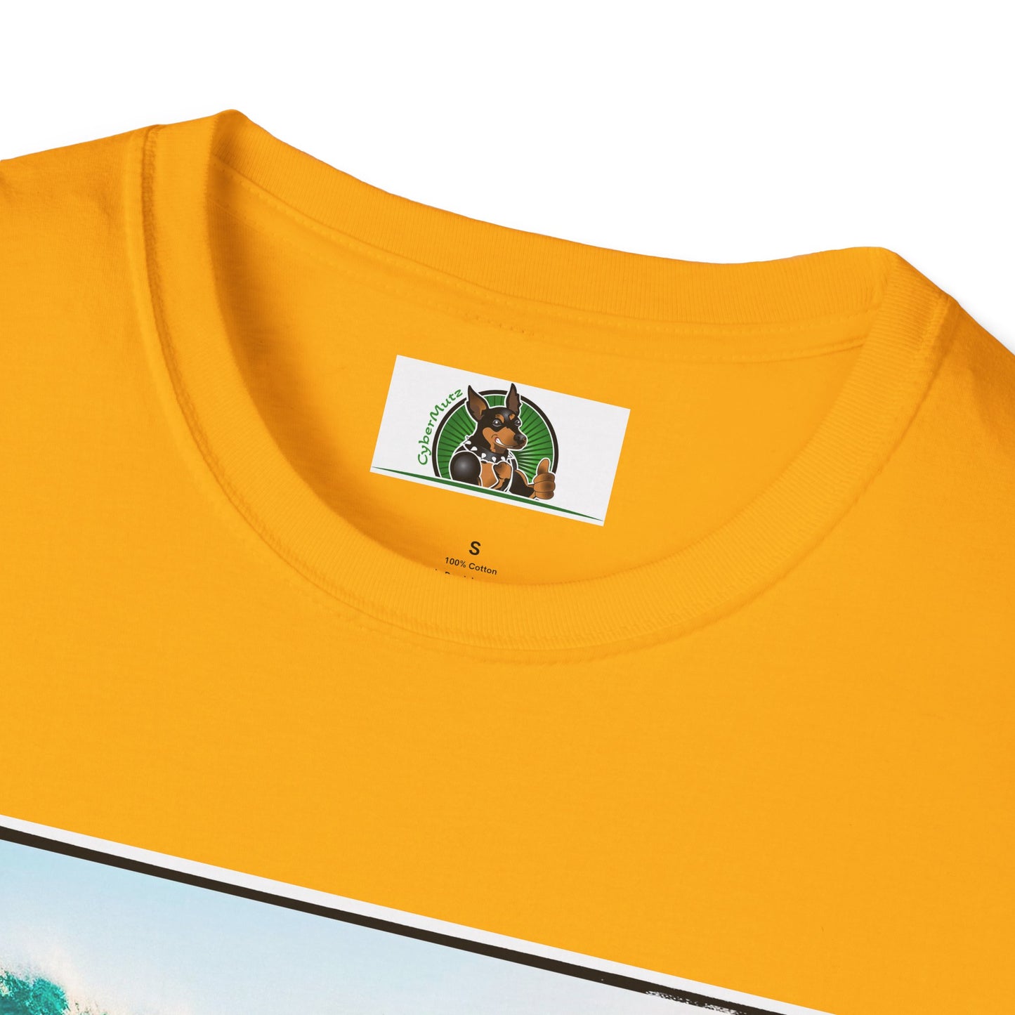 Labrador Retriever crashing waves shirt