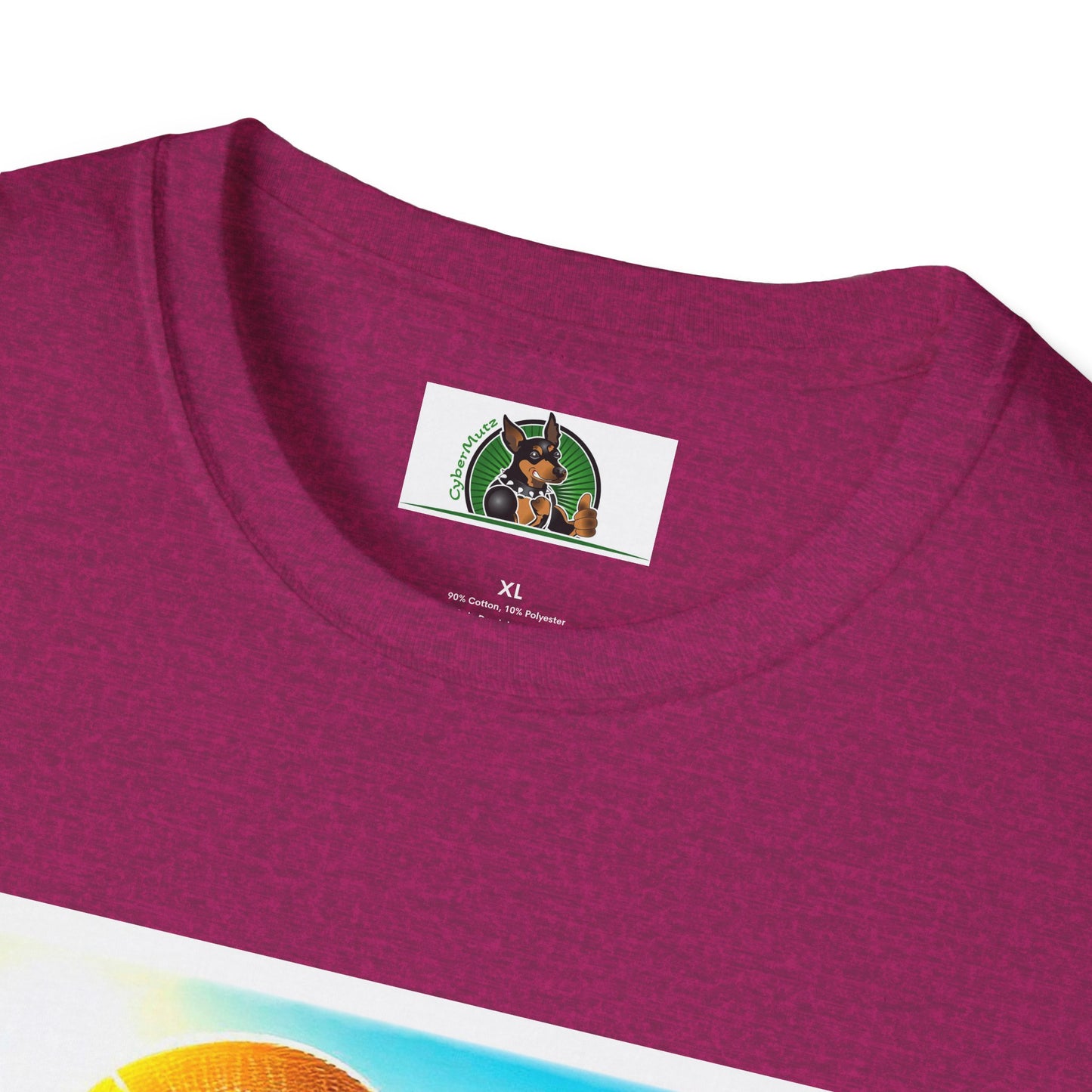 Beagle Girl Dog Wearing Sun Hat At Beach T-Shirt Printify
