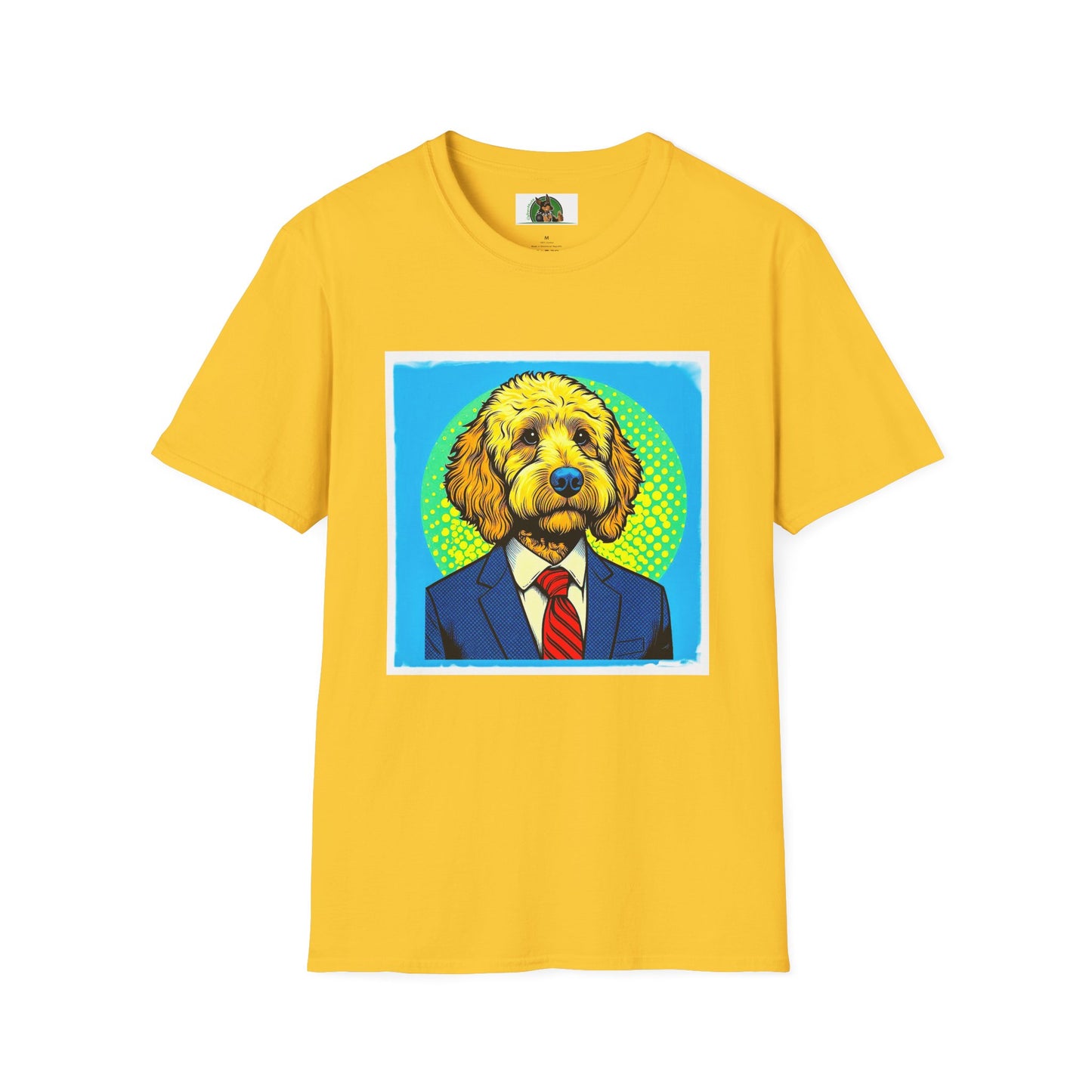 Golden Doodle businessman t shirt T-Shirt Printify S Daisy