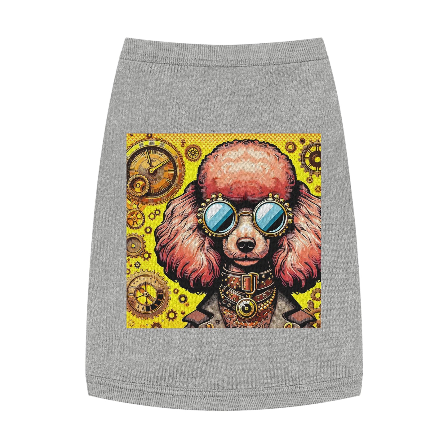 Pet Tank Top Poodle Pets Printify M Heather
