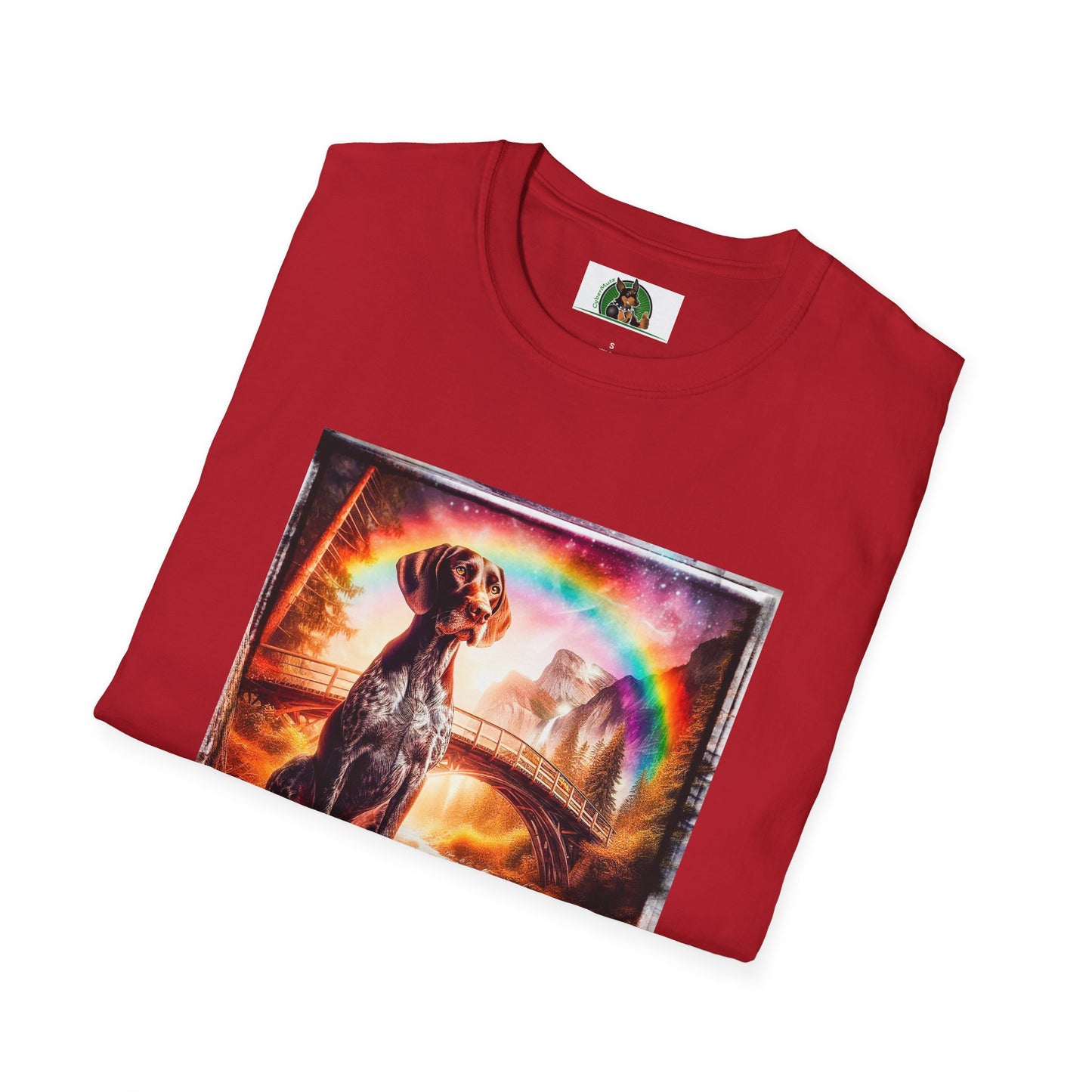 German Shorthaired Pointer crashing waves t shirt
