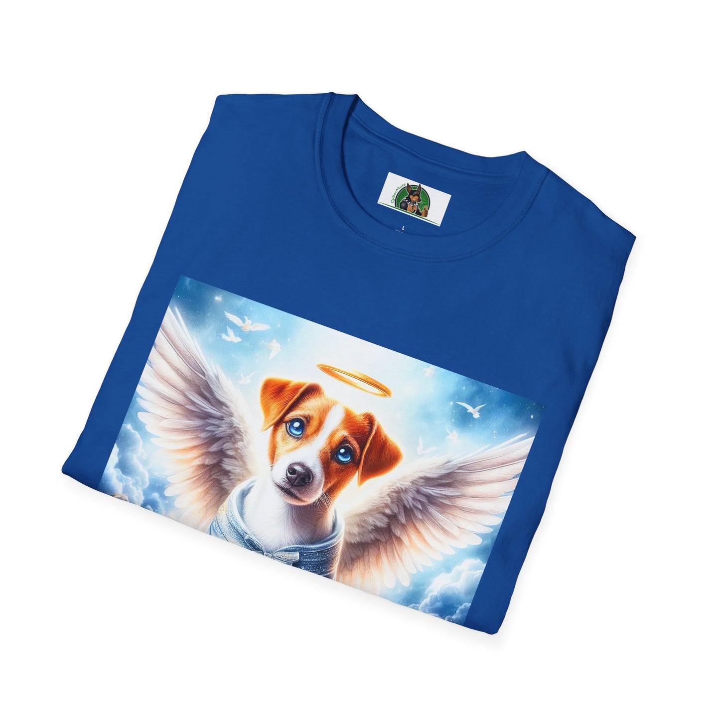 Jack Russell Pajama Puppy Angel T-Shirt Printify
