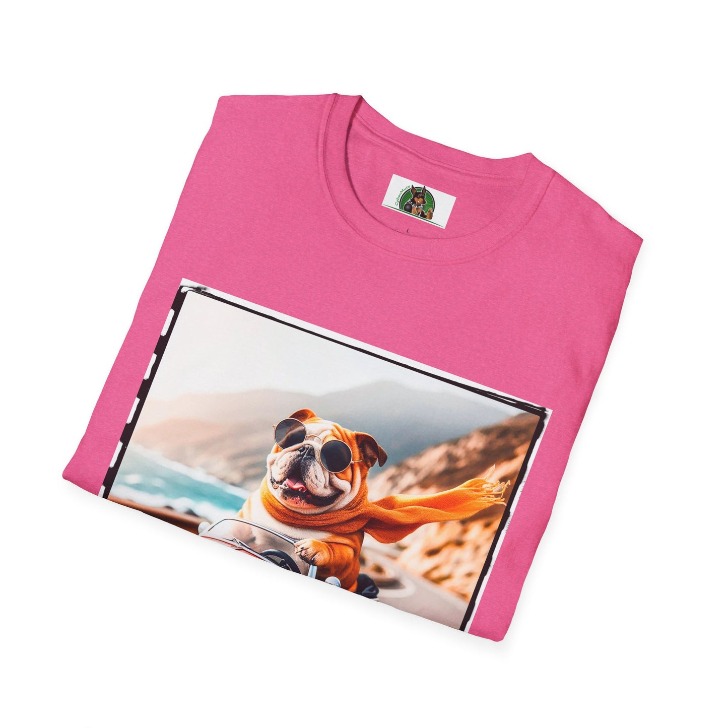 Wacky Bulldog vacation fun t shirt