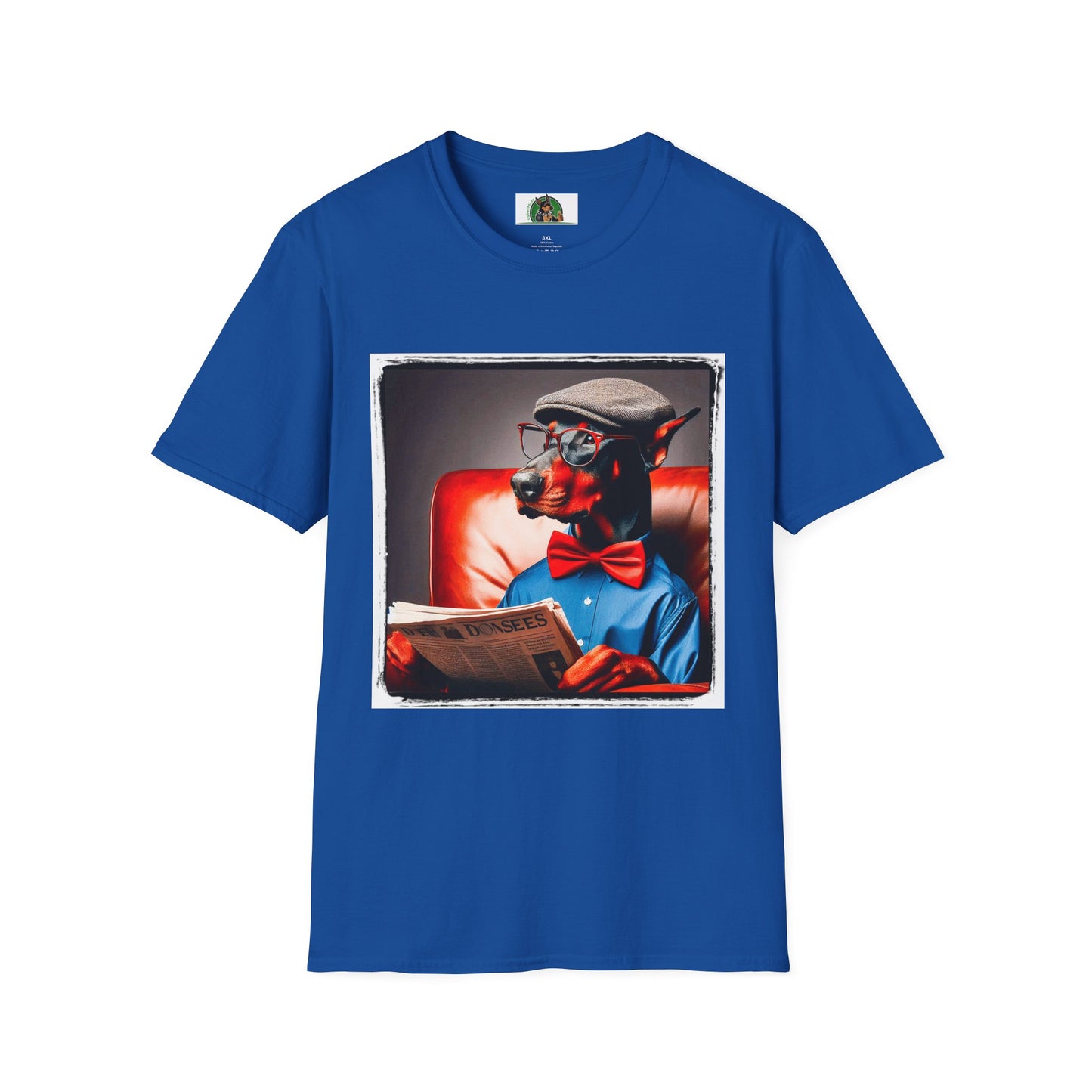 Doberman relax day t shirt T-Shirt Printify XS Royal