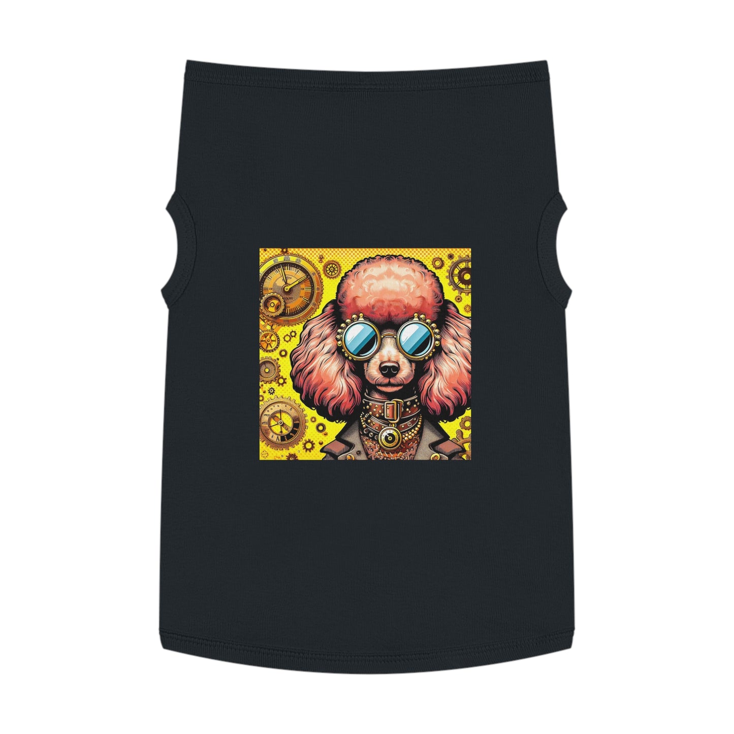 Pet Tank Top Poodle Pets Printify XL Black