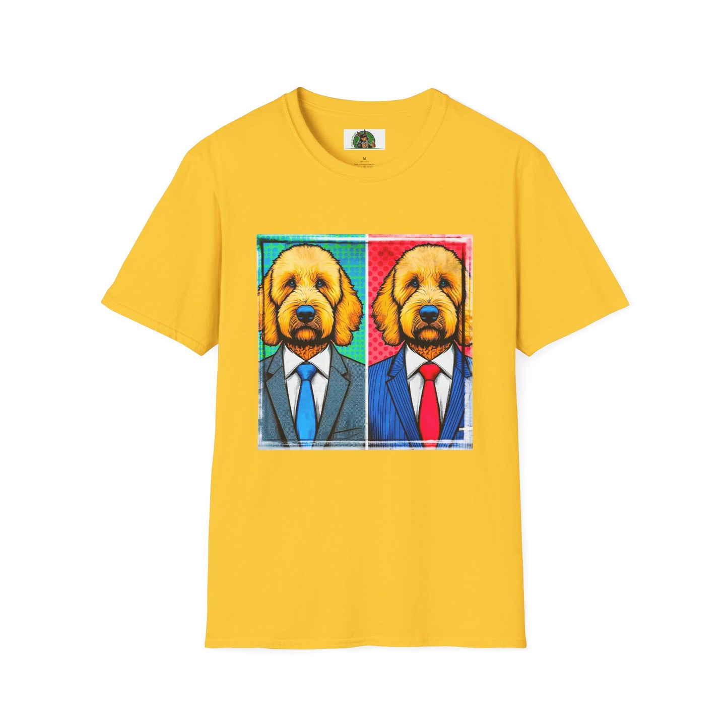 Golden Doodle colors businessmen T-Shirt Printify S Daisy