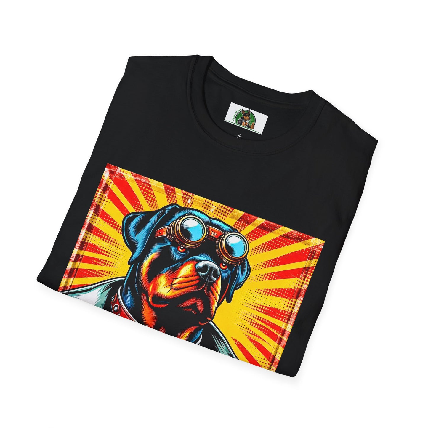 Rottweiler tough steam punk T-Shirt Printify
