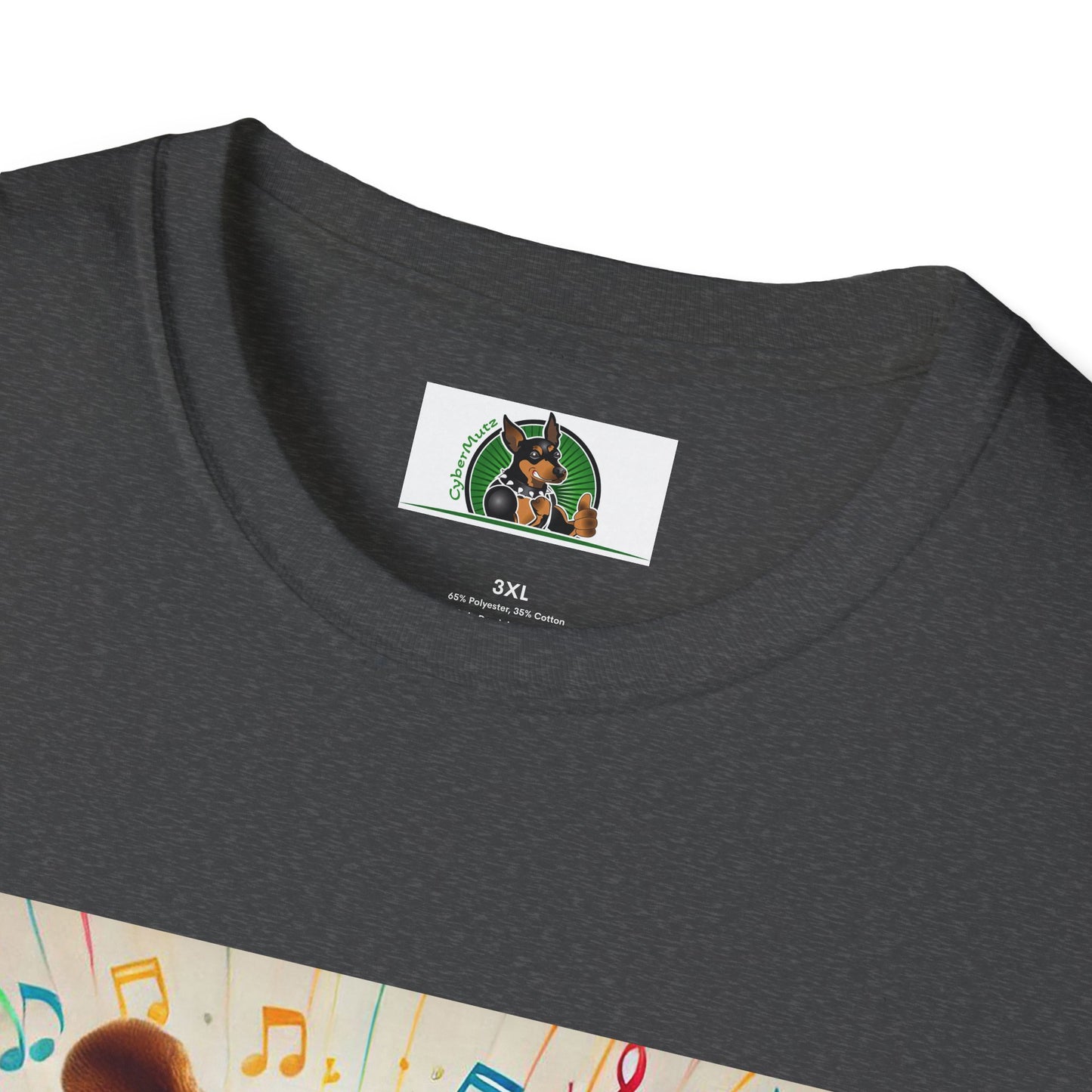 Beagle Dancing T-Shirt - Unisex Softstyle Tee T-Shirt Printify