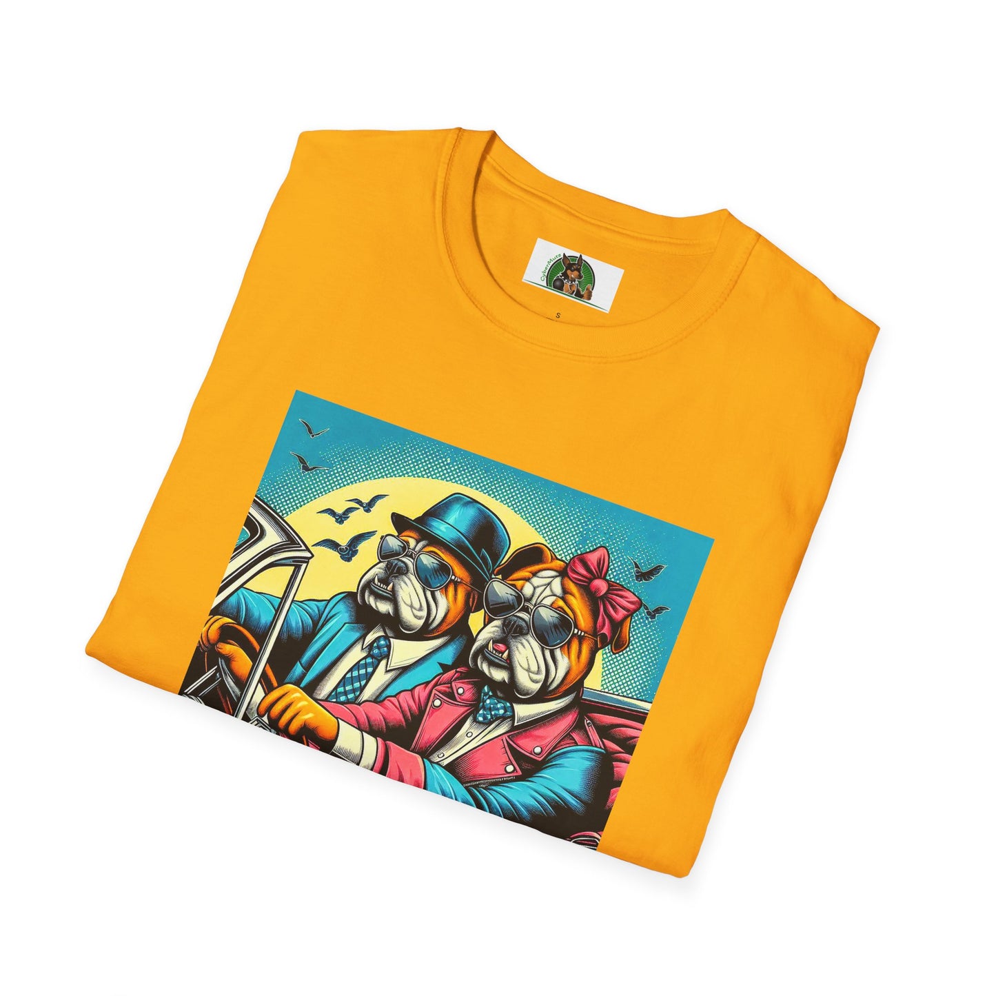 Wacky Bulldog couple t shirt