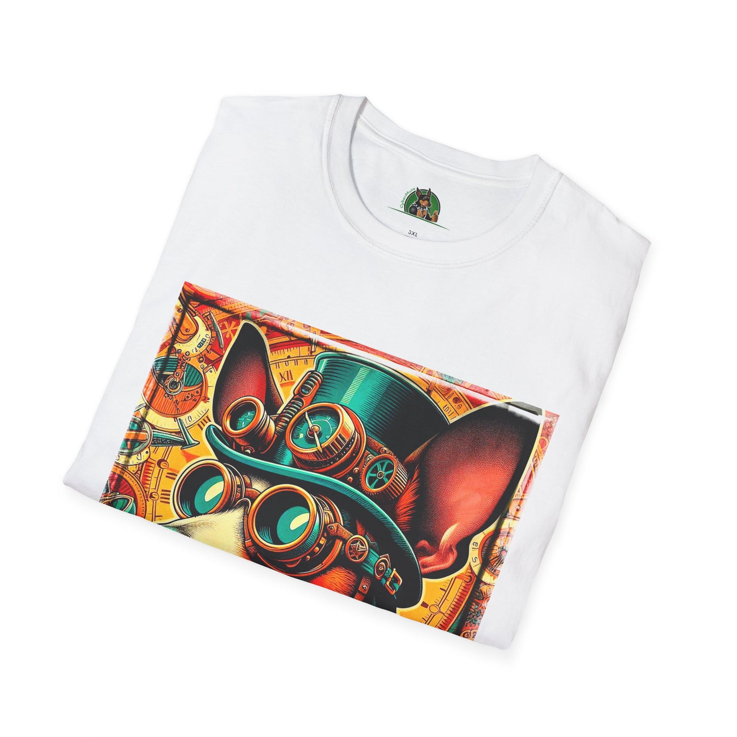 Rat Terrier T-Shirt steam punk T-Shirt Printify