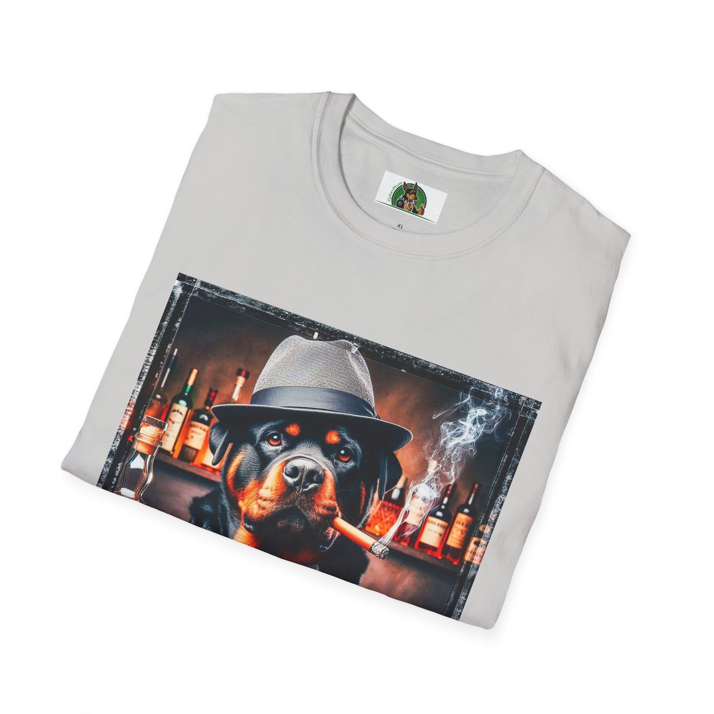 Rottweiler smoking a cigar shirt