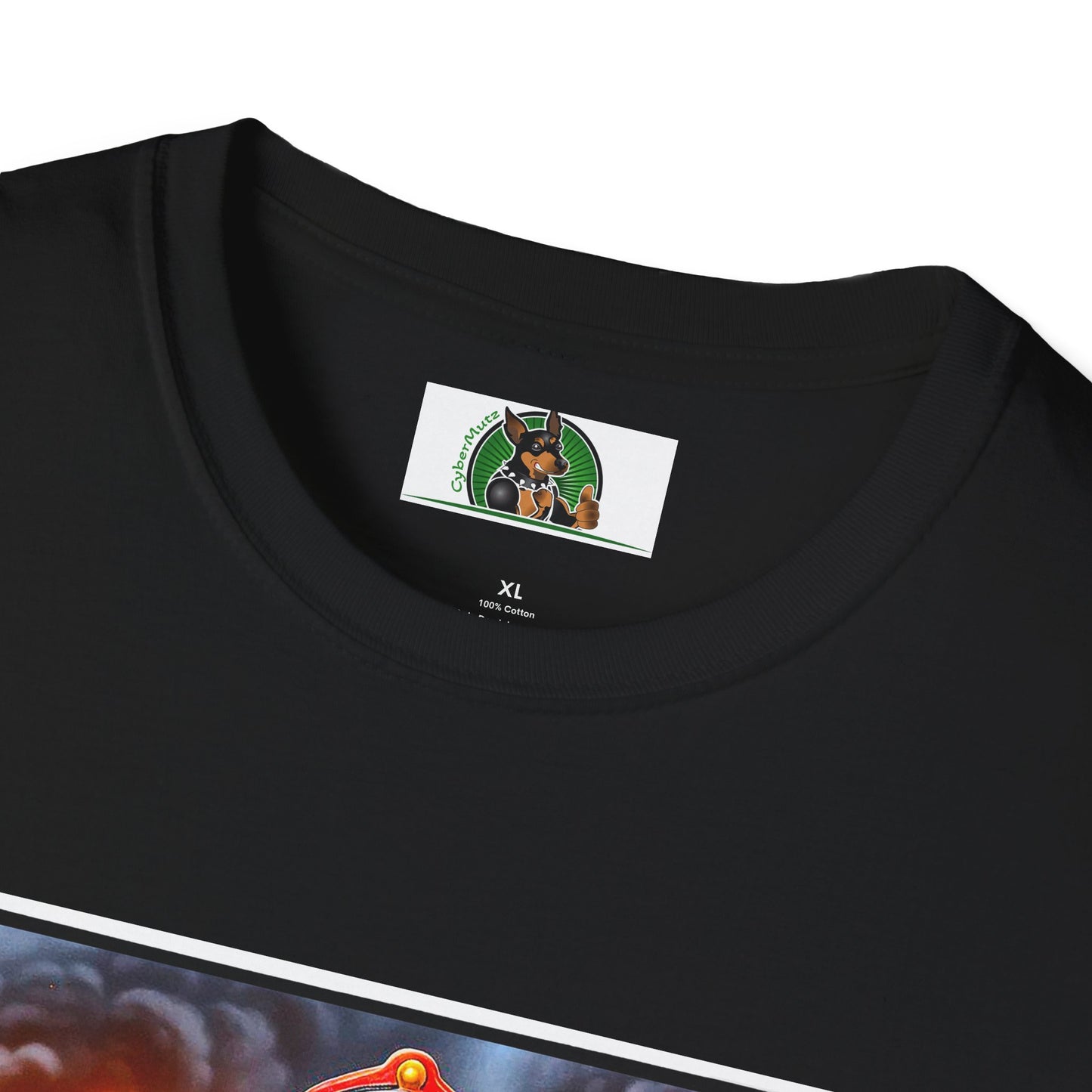 Dalmatian blazing fire t shirt T-Shirt Printify