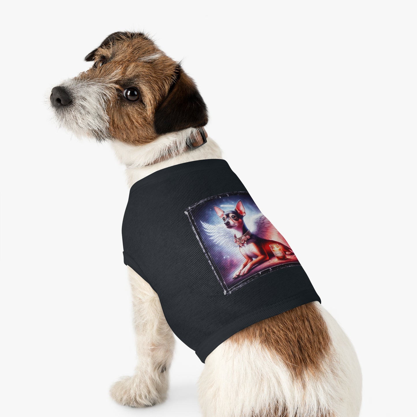 Pet Tank Top Rat Terrier Angel Pets Printify