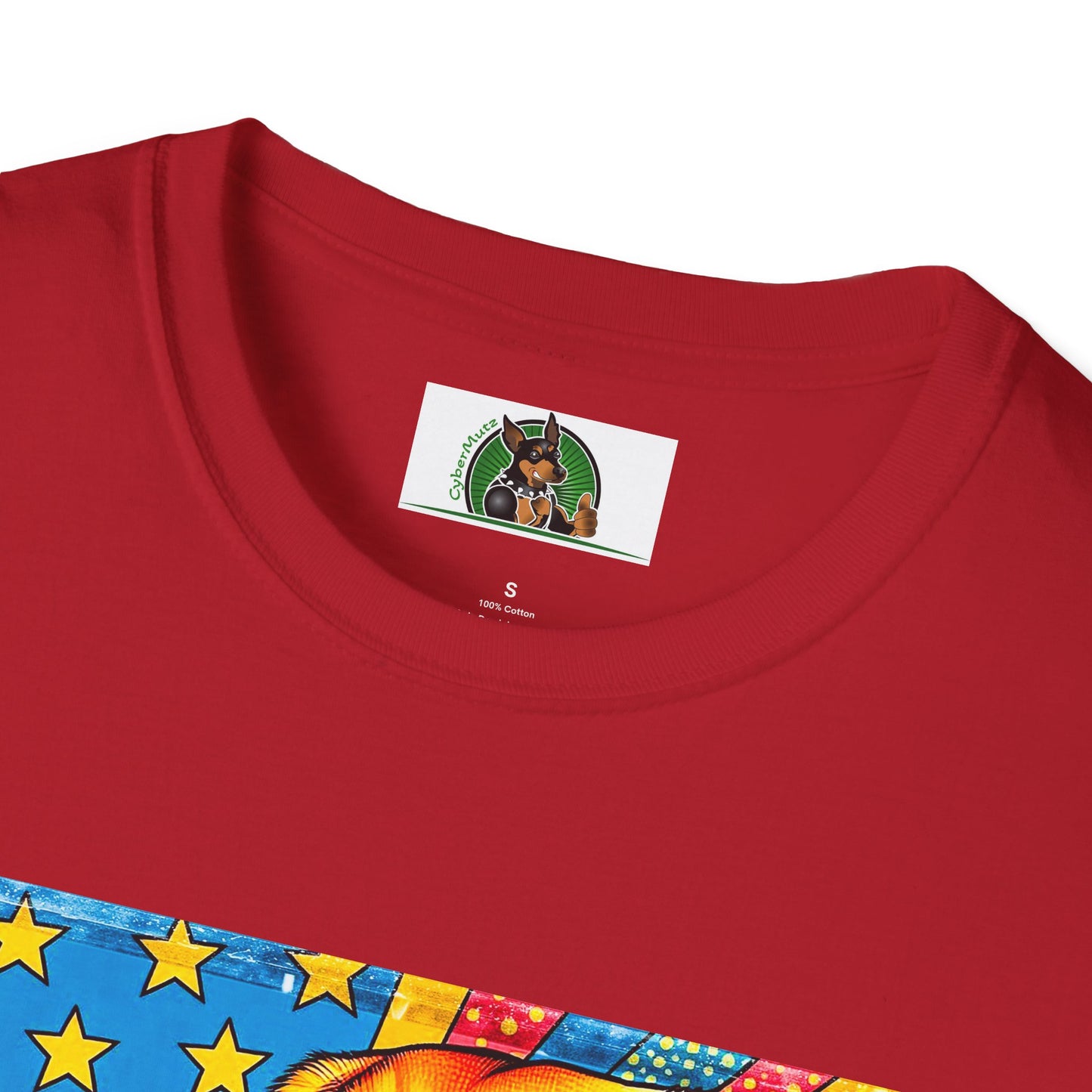 Labrador Retriever American flag shirt