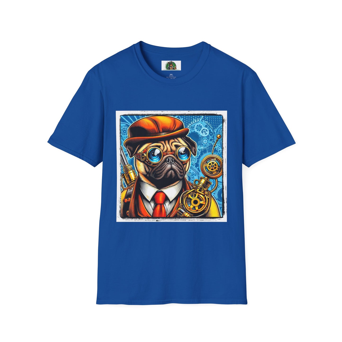 Pugs T-Shirt Printify XS Royal