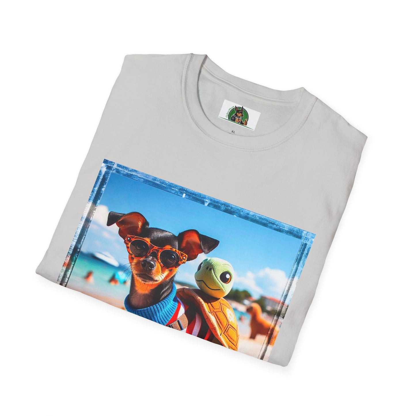 Min Pin T-Shirt beach day