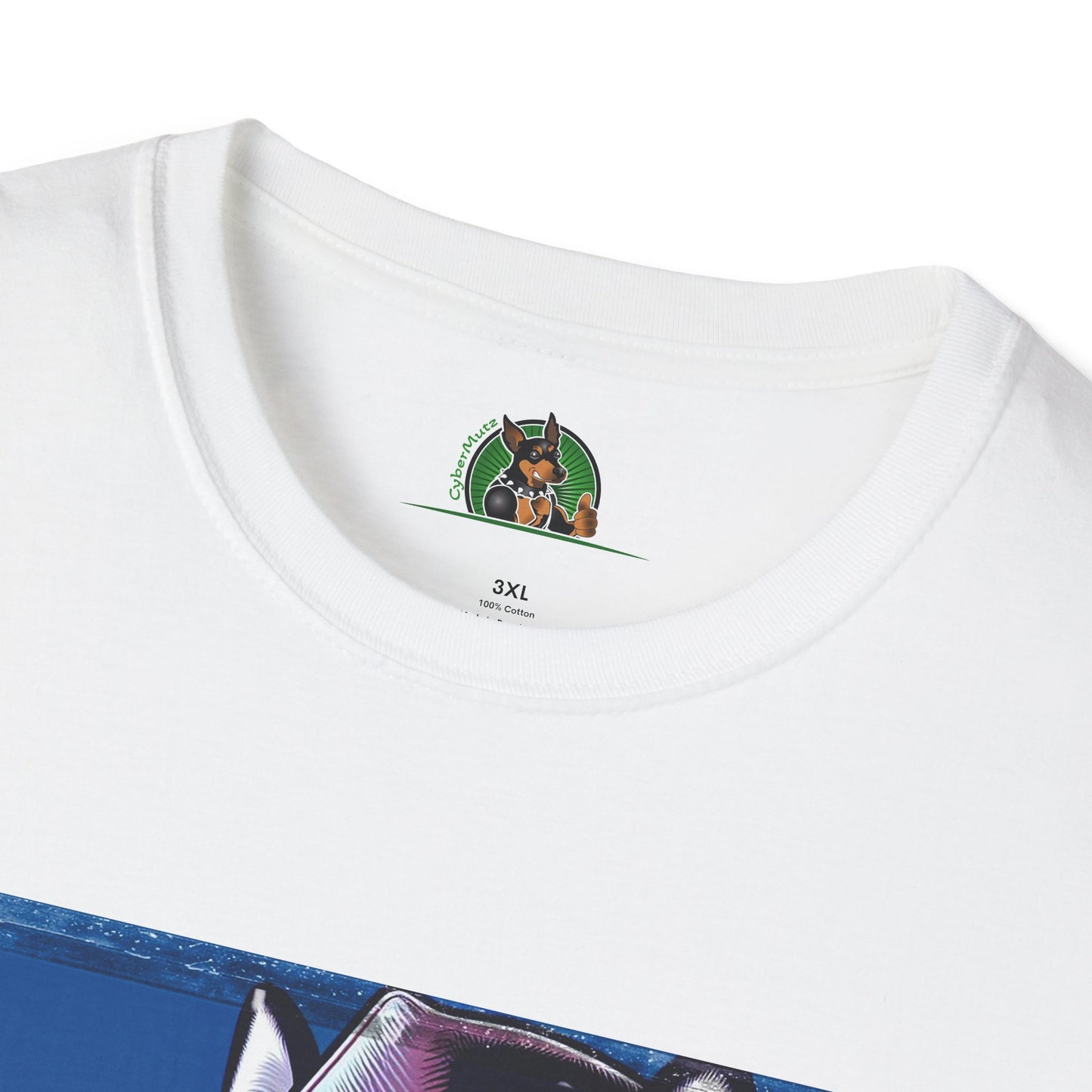 Husky smoking guy T-Shirt Printify