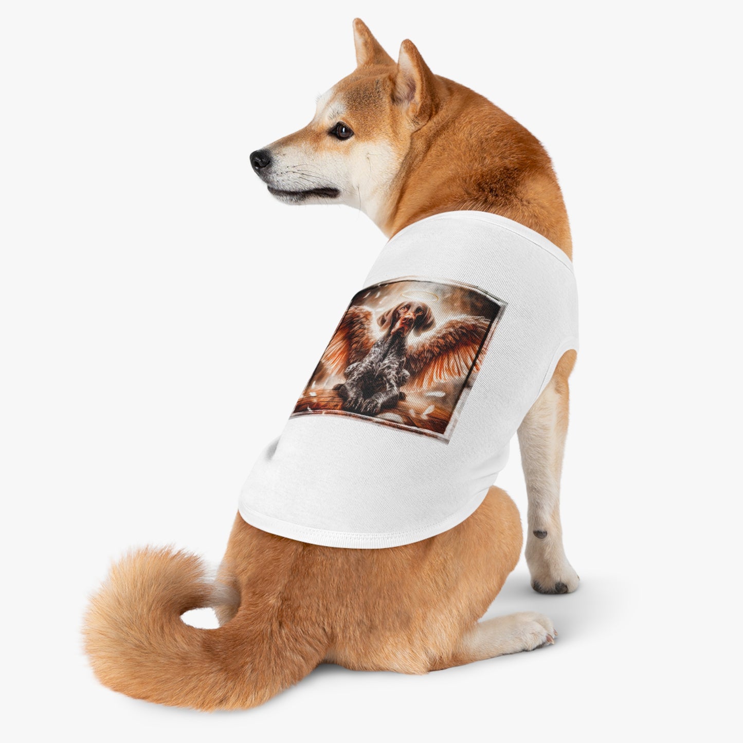 Pet Tank Top German Shorthaired Pointer angel t shirt