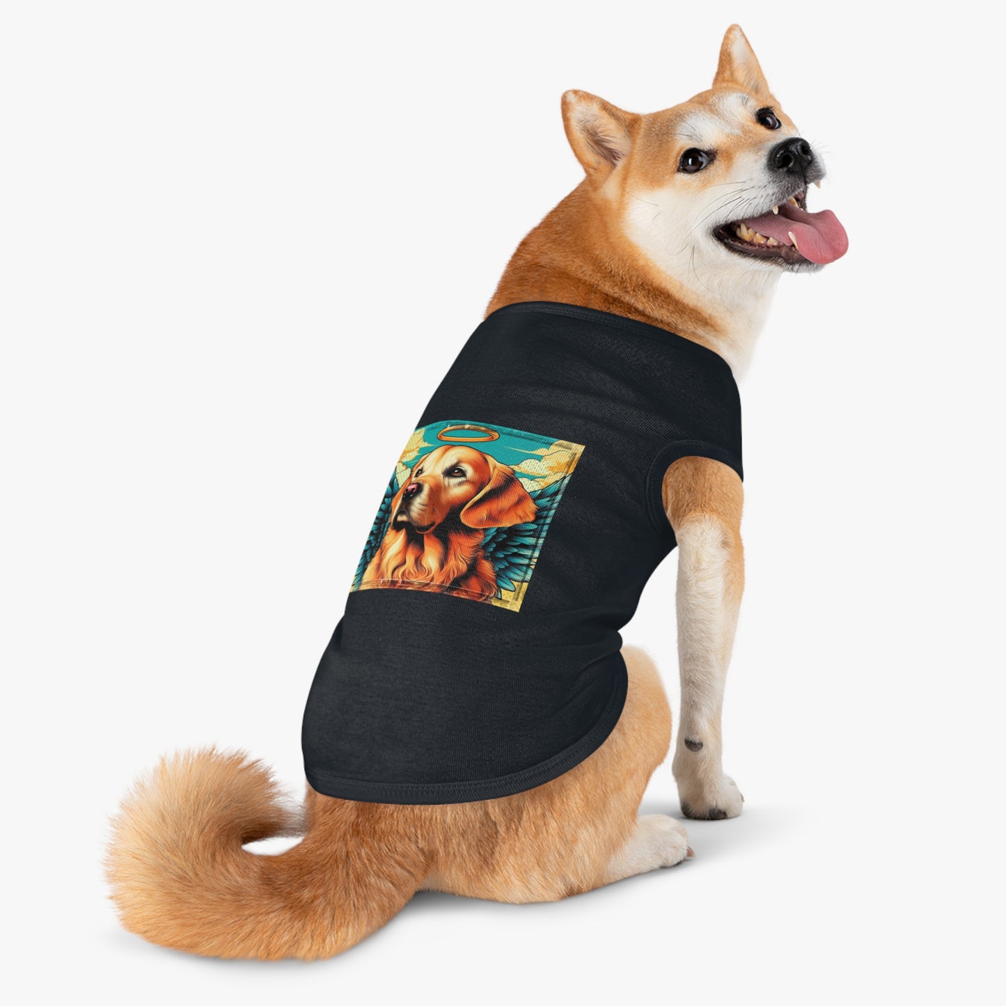 Golden Retriever heavenly angel tank top