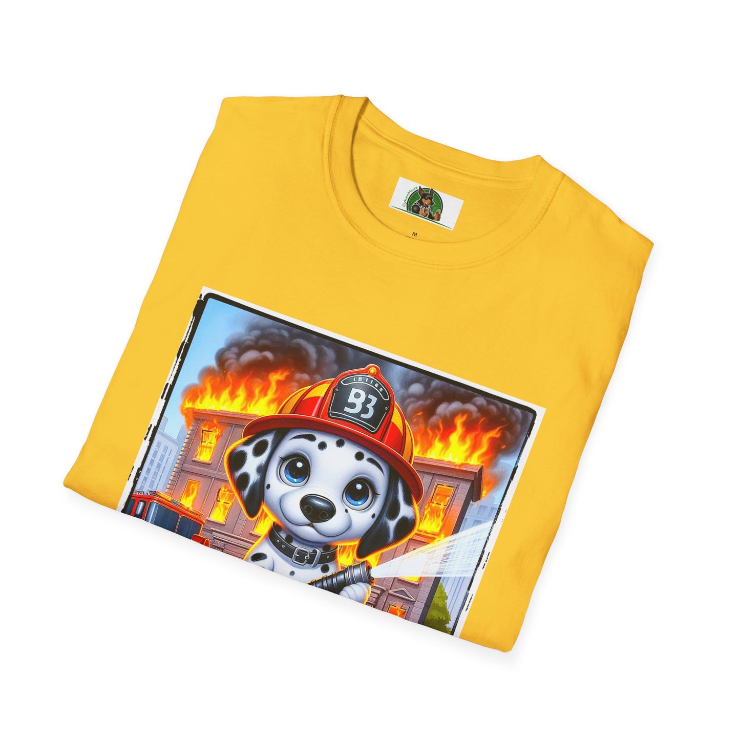 Dalmatian blazing fire t shirt