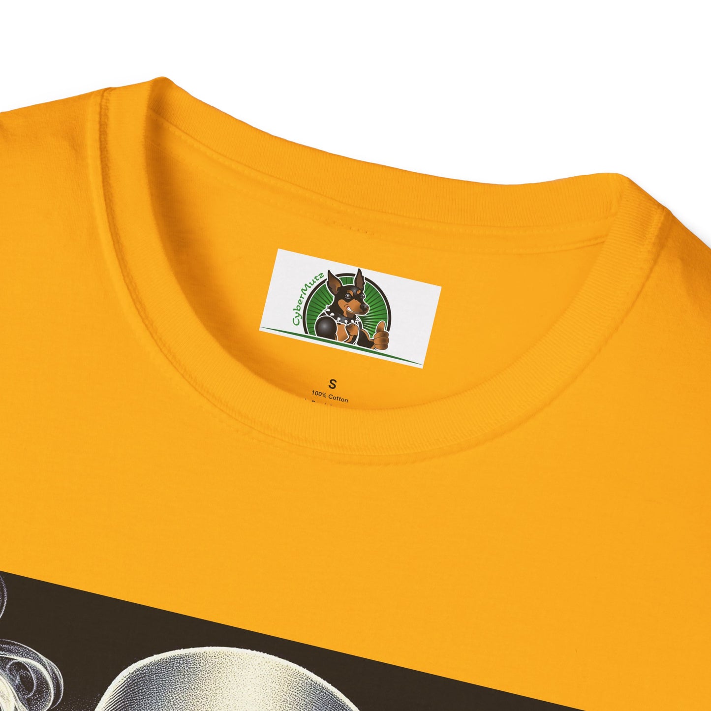 Boston Terrier Male Dog Smoking Cigar Drinking Whiskey T-Shirt Printify