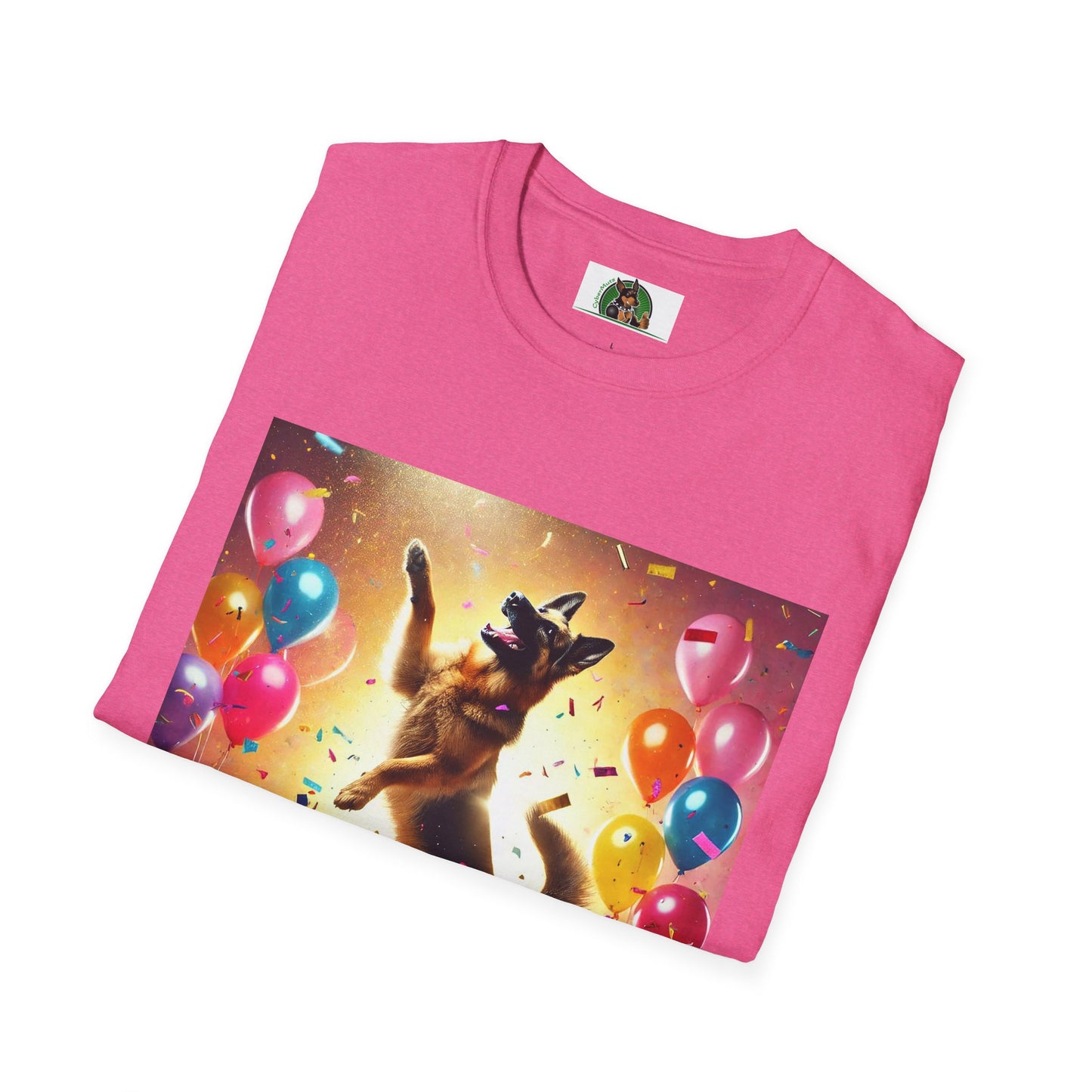 German Shepherd T-Shirt - Dancing Dog Design