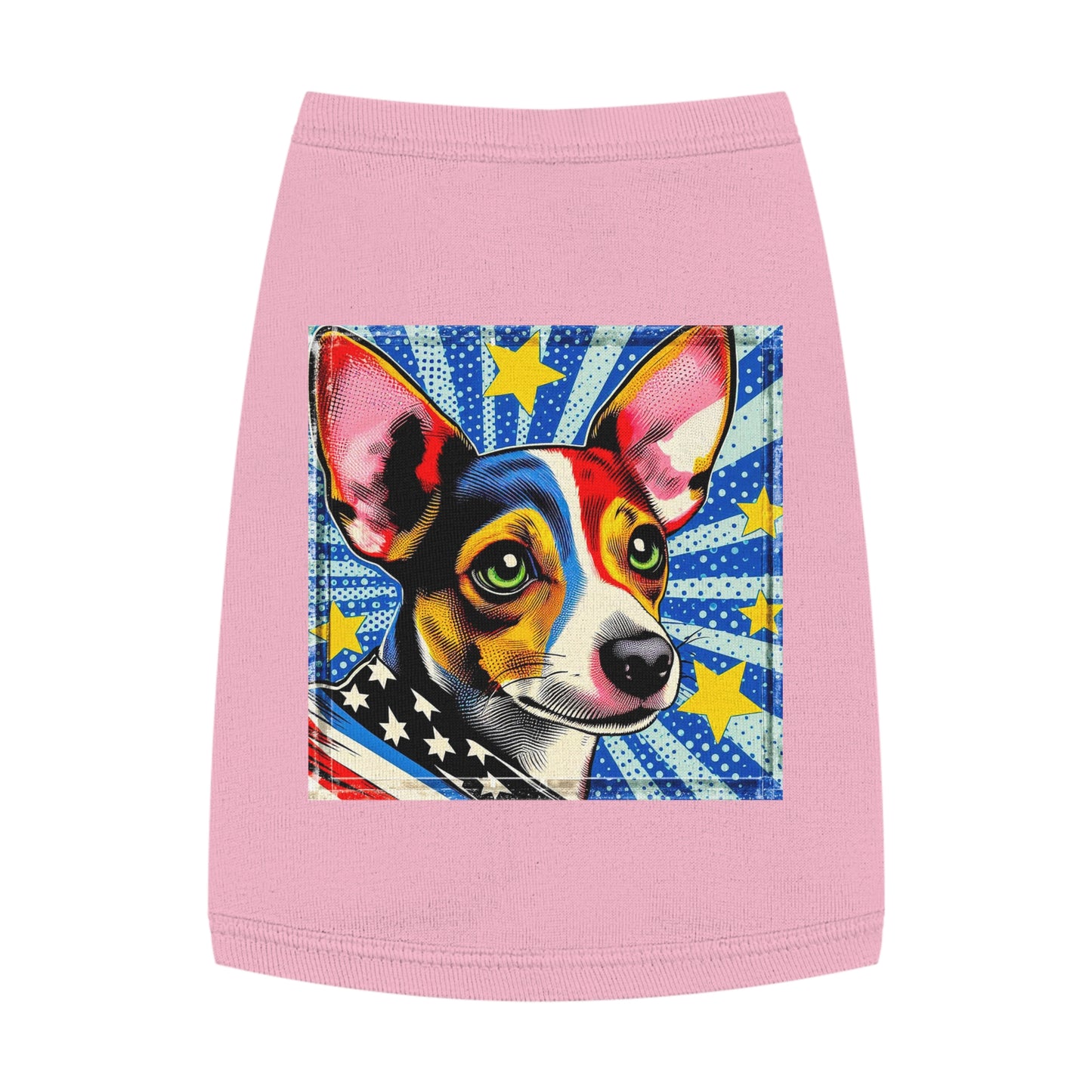 Pet Tank Top Rat Terrier American cutie Pets Printify M Pink