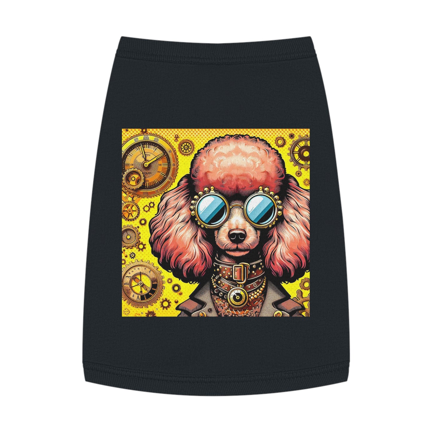 Pet Tank Top Poodle Pets Printify M Black