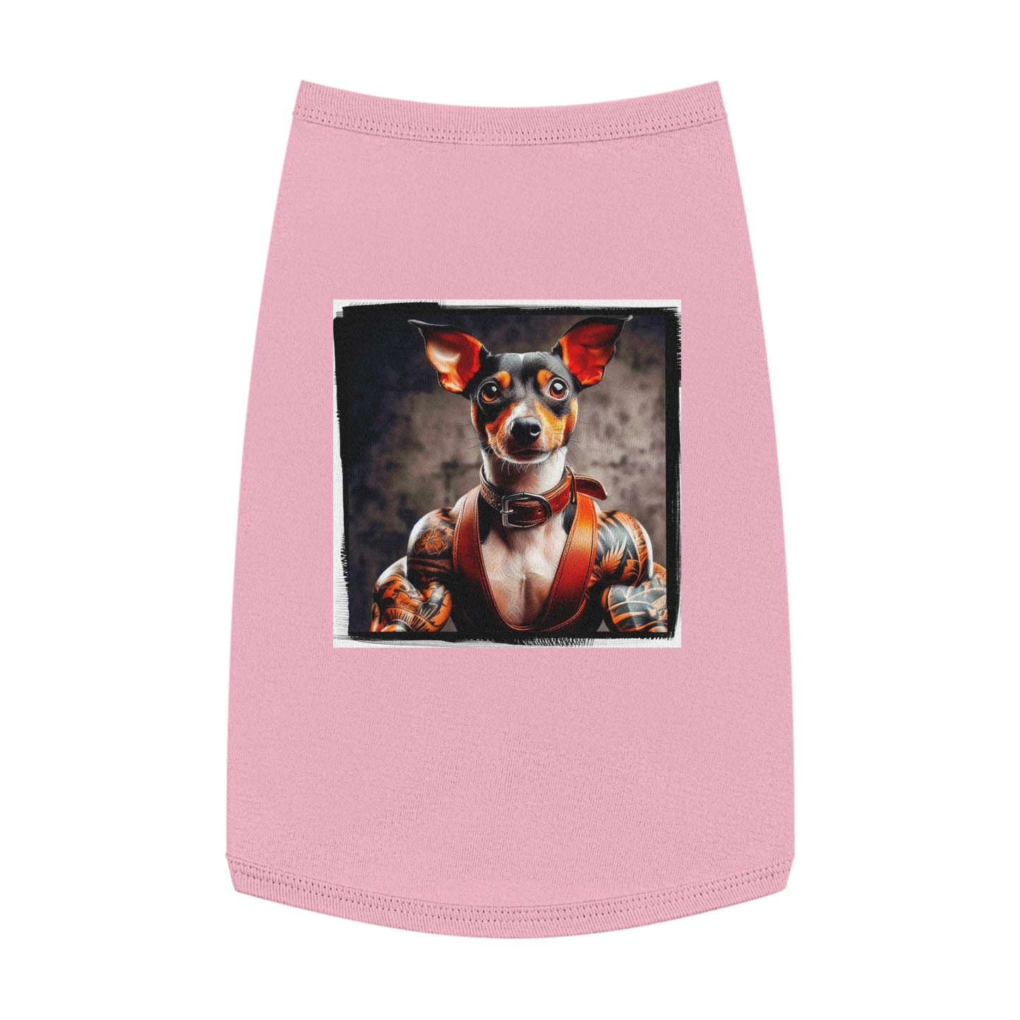 Pet Tank Top Rat Terrier bartender Pets Printify L Pink
