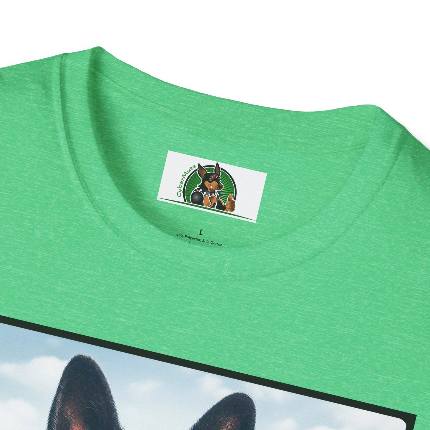 German Shepherd men in black shirt