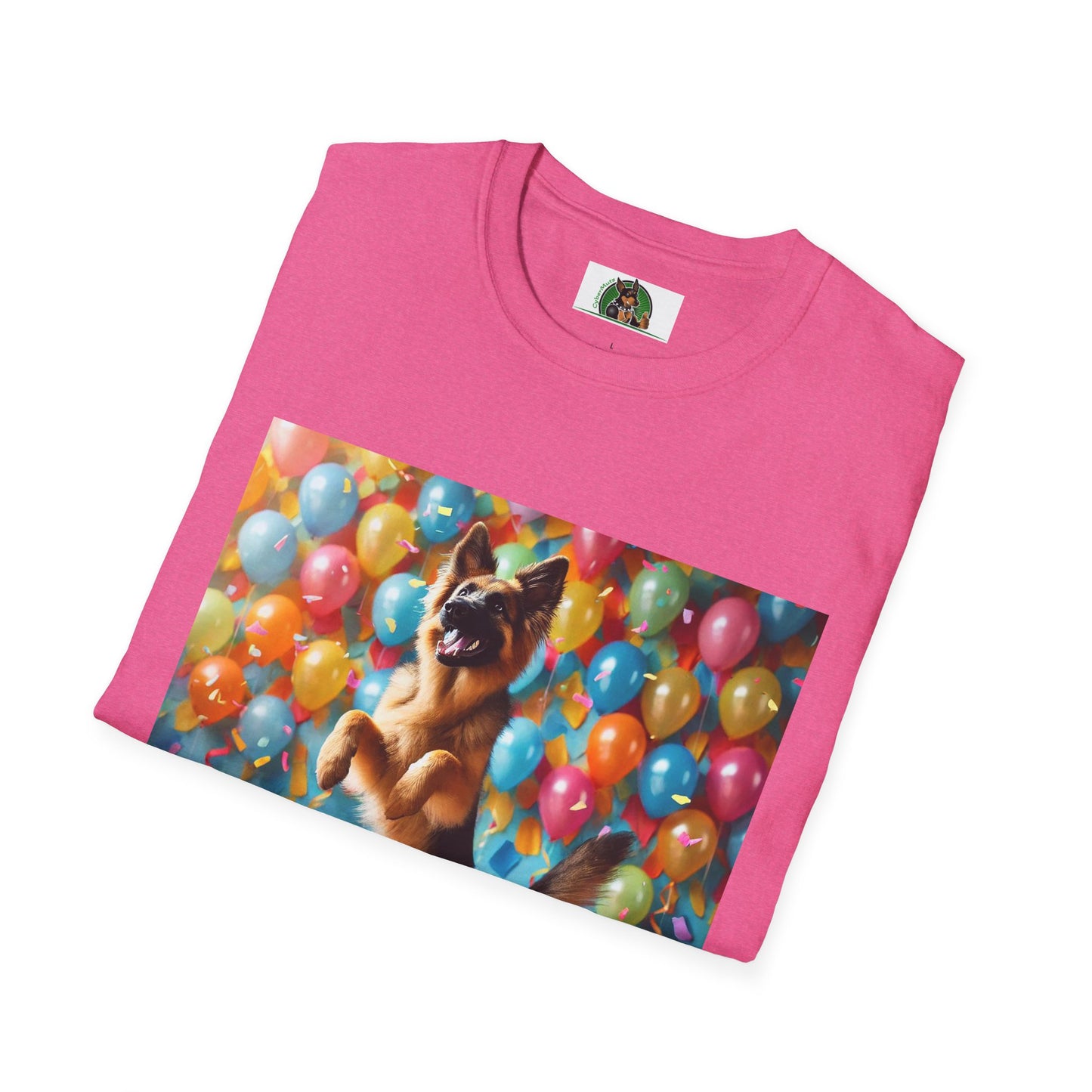 German Shepherd T-Shirt - Dancing Dog Design