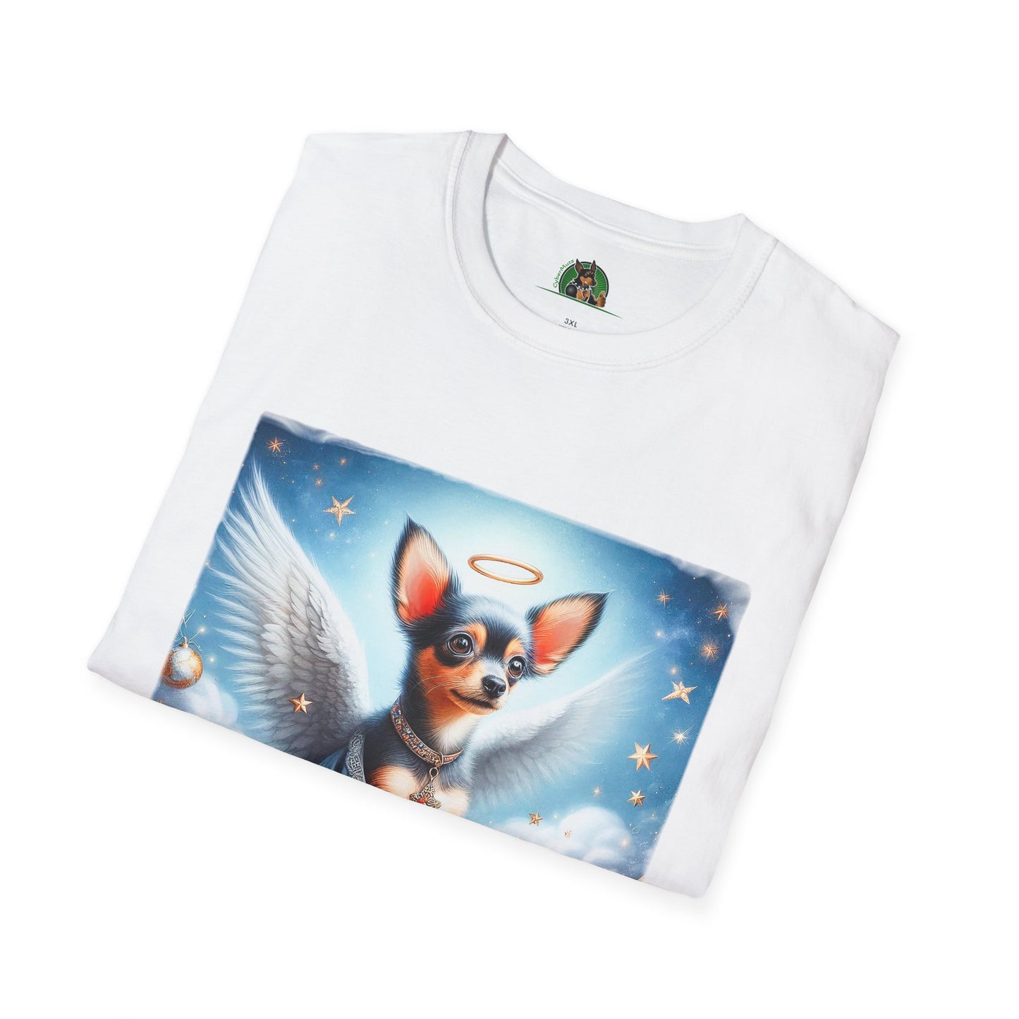 Min Pin T-Shirt pretty Angel T-Shirt Printify
