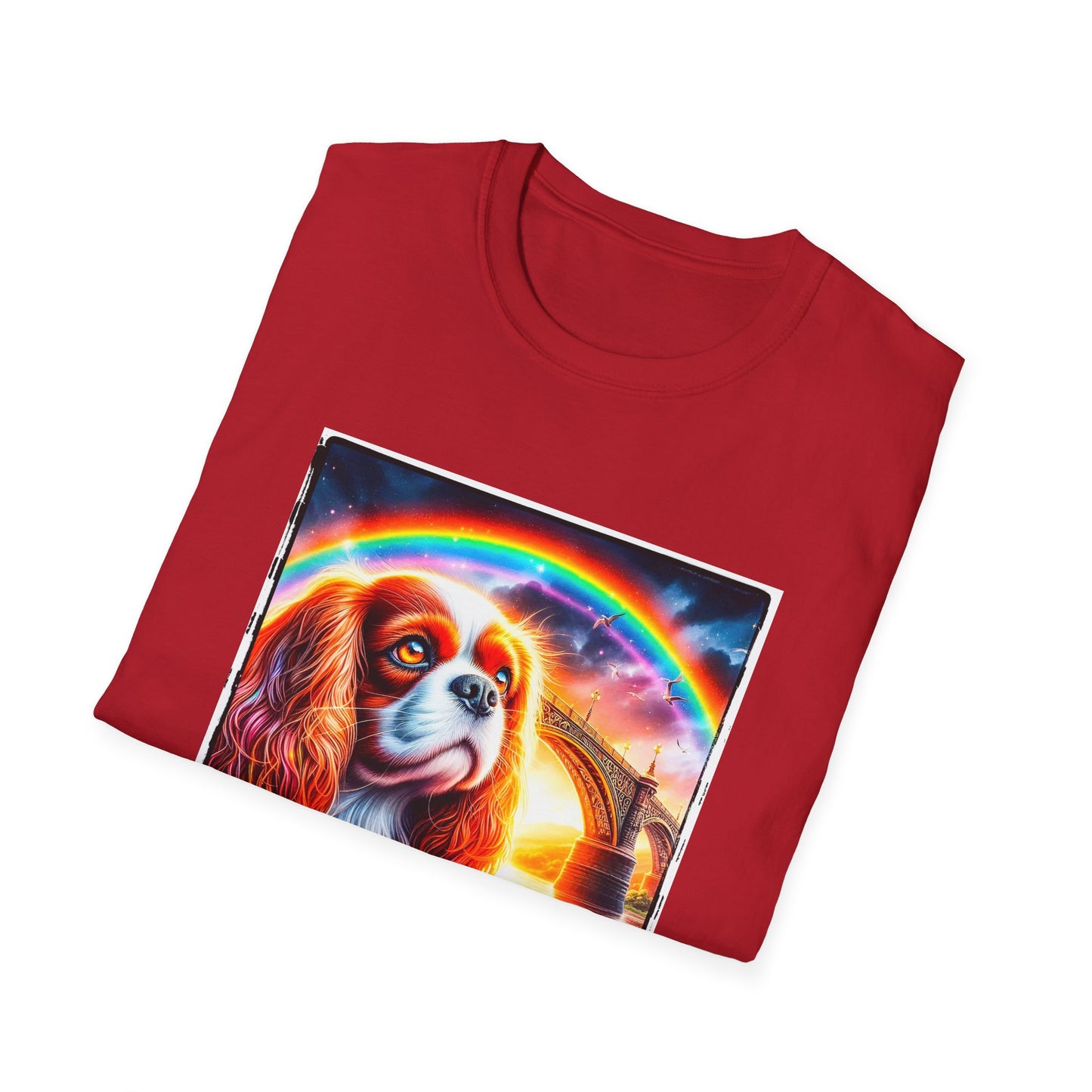 Cavalier King Charles Spaniel Rainbow Bridge TShirt