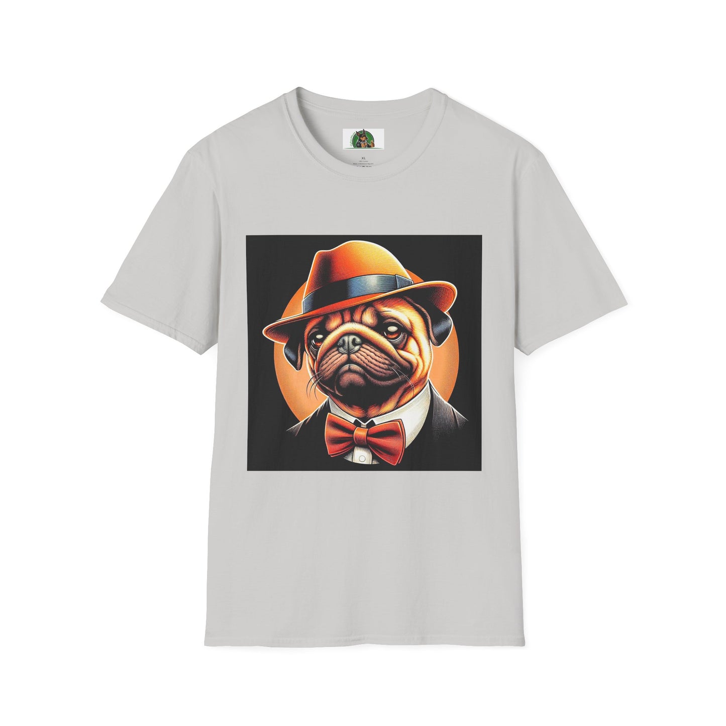Pugs T-Shirt Printify S Ice Grey