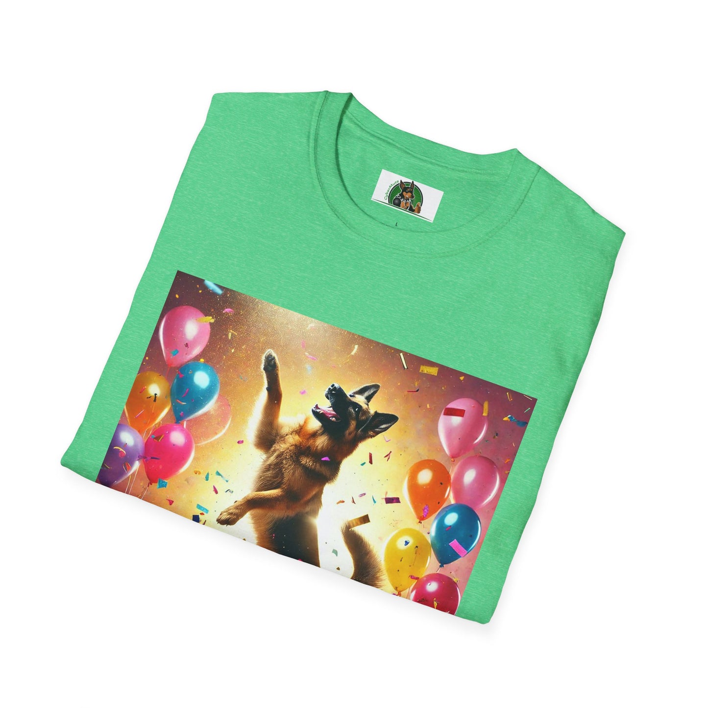 German Shepherd T-Shirt - Dancing Dog Design
