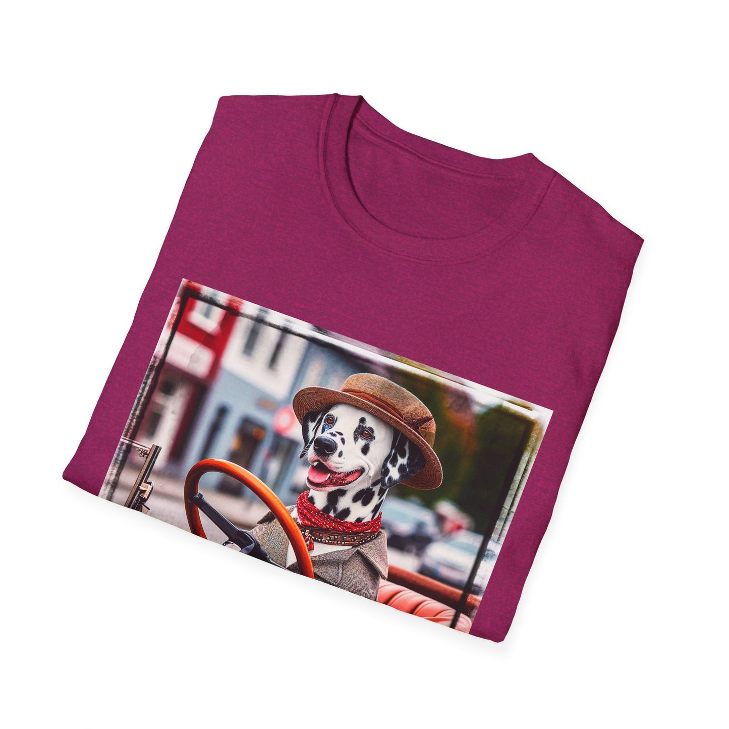 Dalmatian driving and cruising t shirt