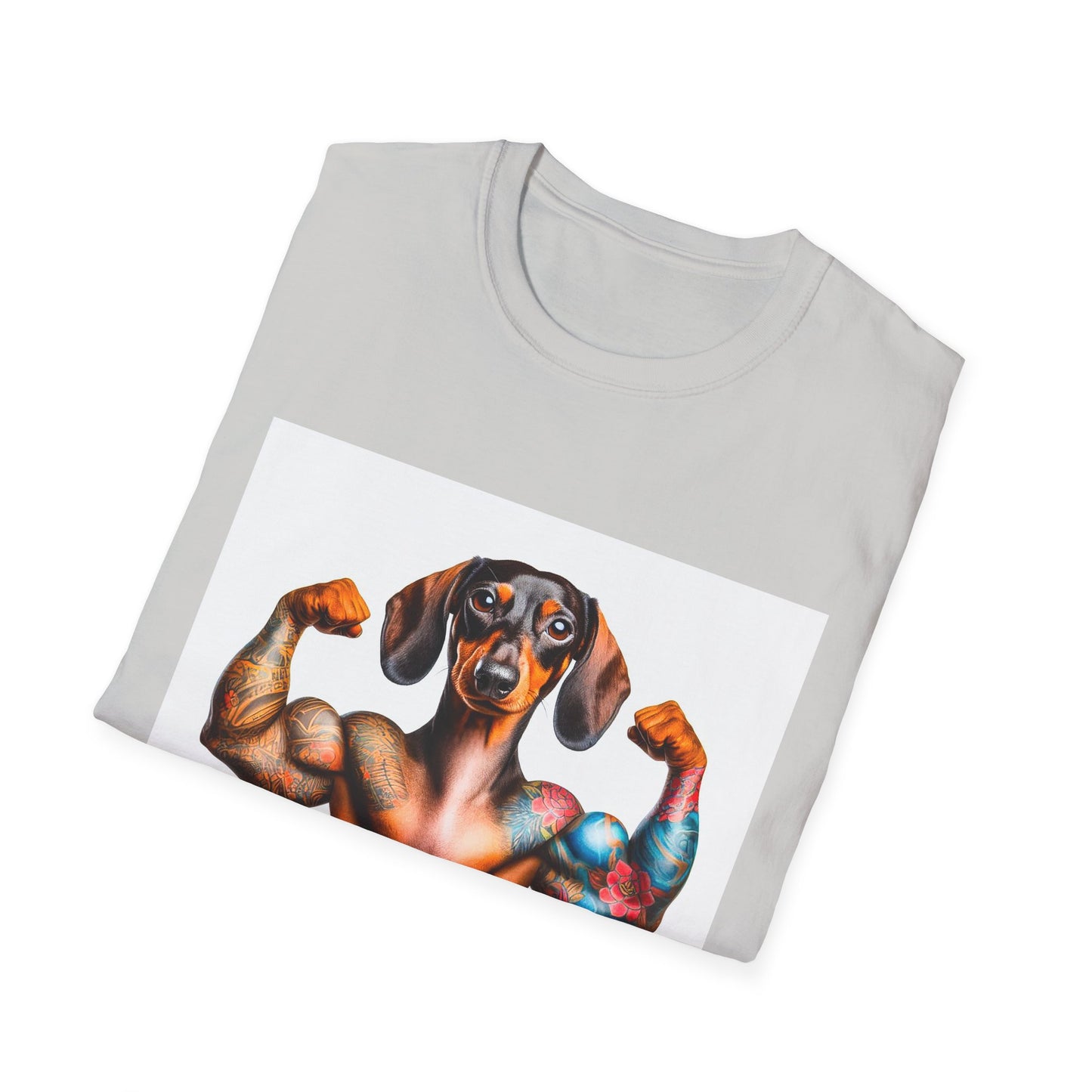 Dachshund muscles man t shirt
