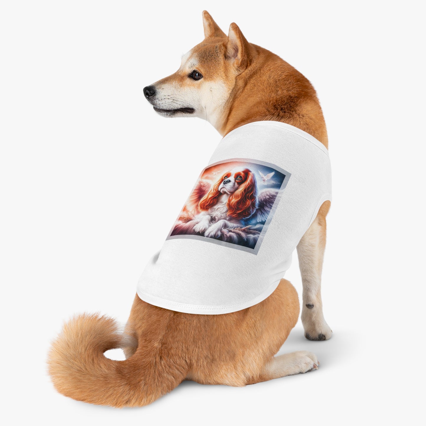 Pet Tank Top Cavalier King Charles Spaniel Angel