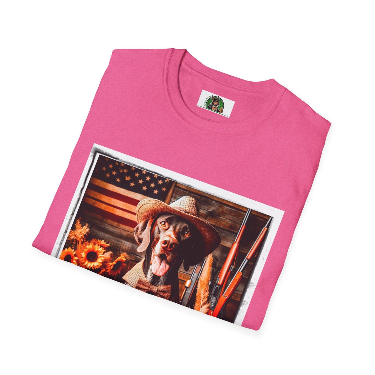 German Shorthaired Pointer farm boy t shirt